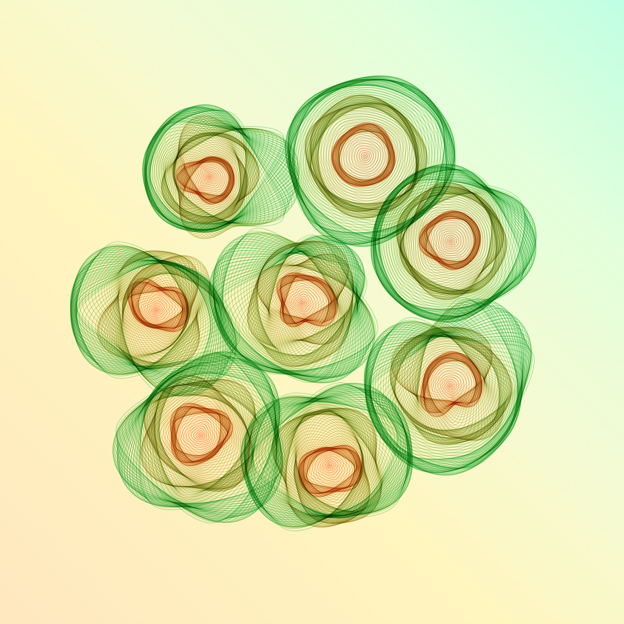 Art Blocks - Art Blocks v2 - Flowers #1987 - NFT # 116001987