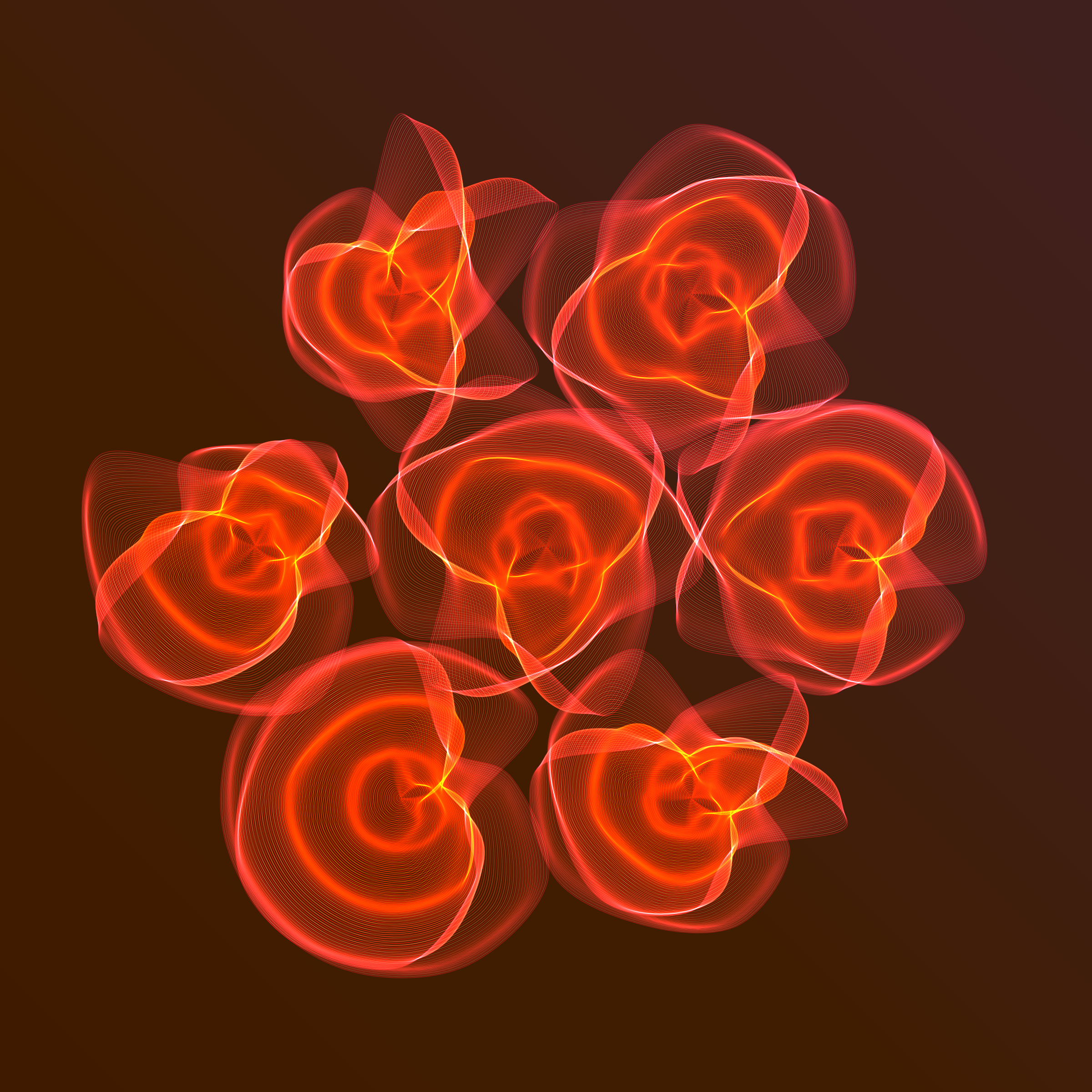 Art Blocks - Art Blocks v2 - Flowers #1988 - NFT # 116001988