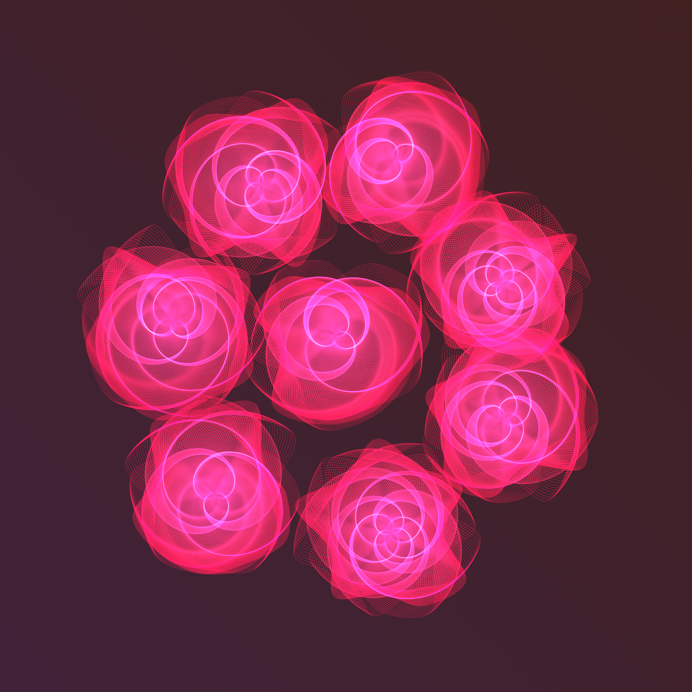 Art Blocks - Art Blocks v2 - Flowers #2005 - NFT # 116002005