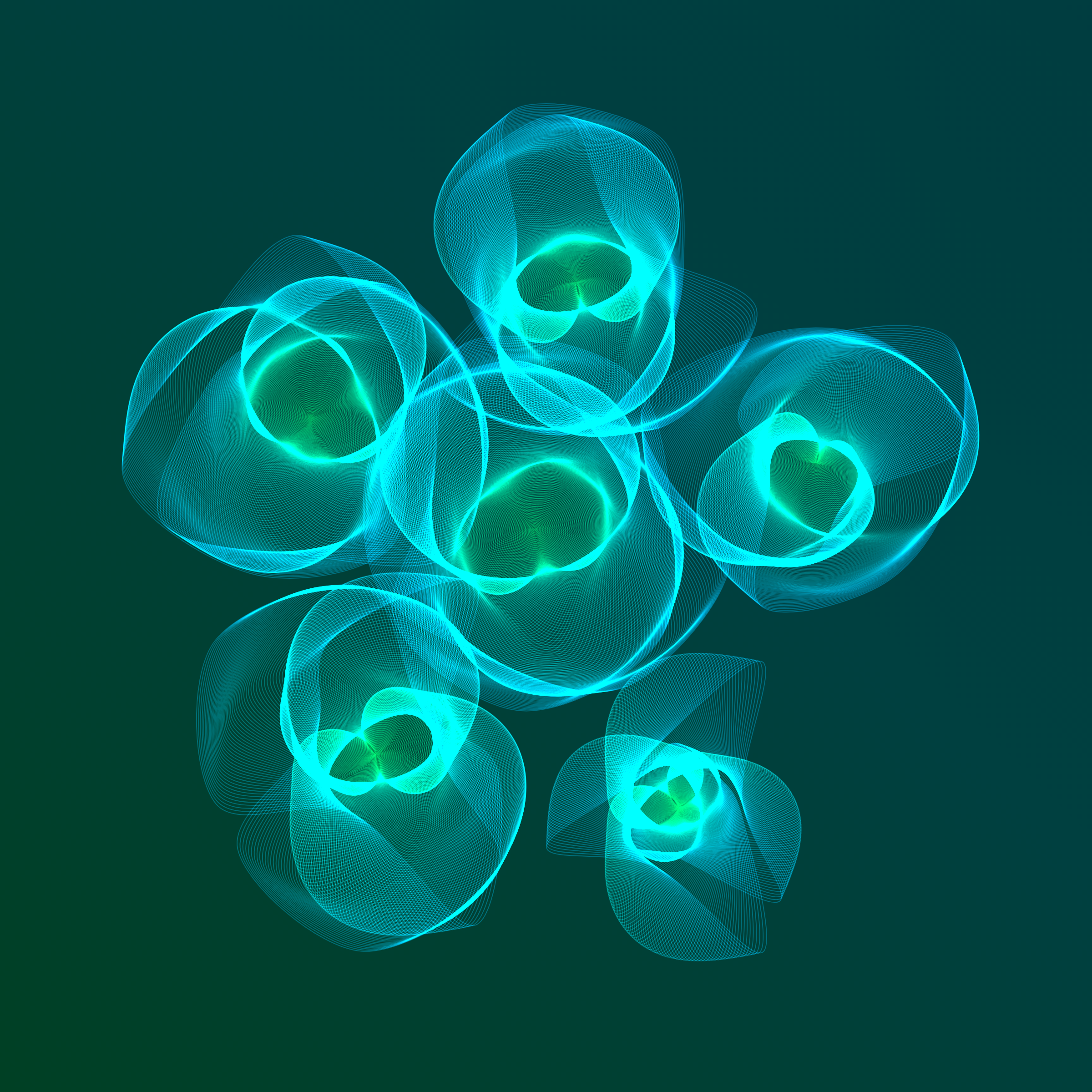 Art Blocks - Art Blocks v2 - Flowers #2007 - NFT # 116002007