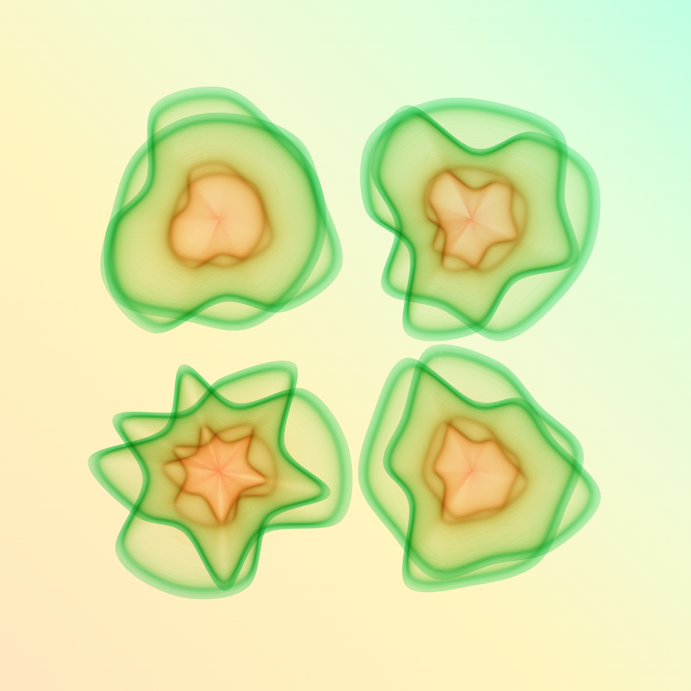 Art Blocks - Art Blocks v2 - Flowers #2008 - NFT # 116002008