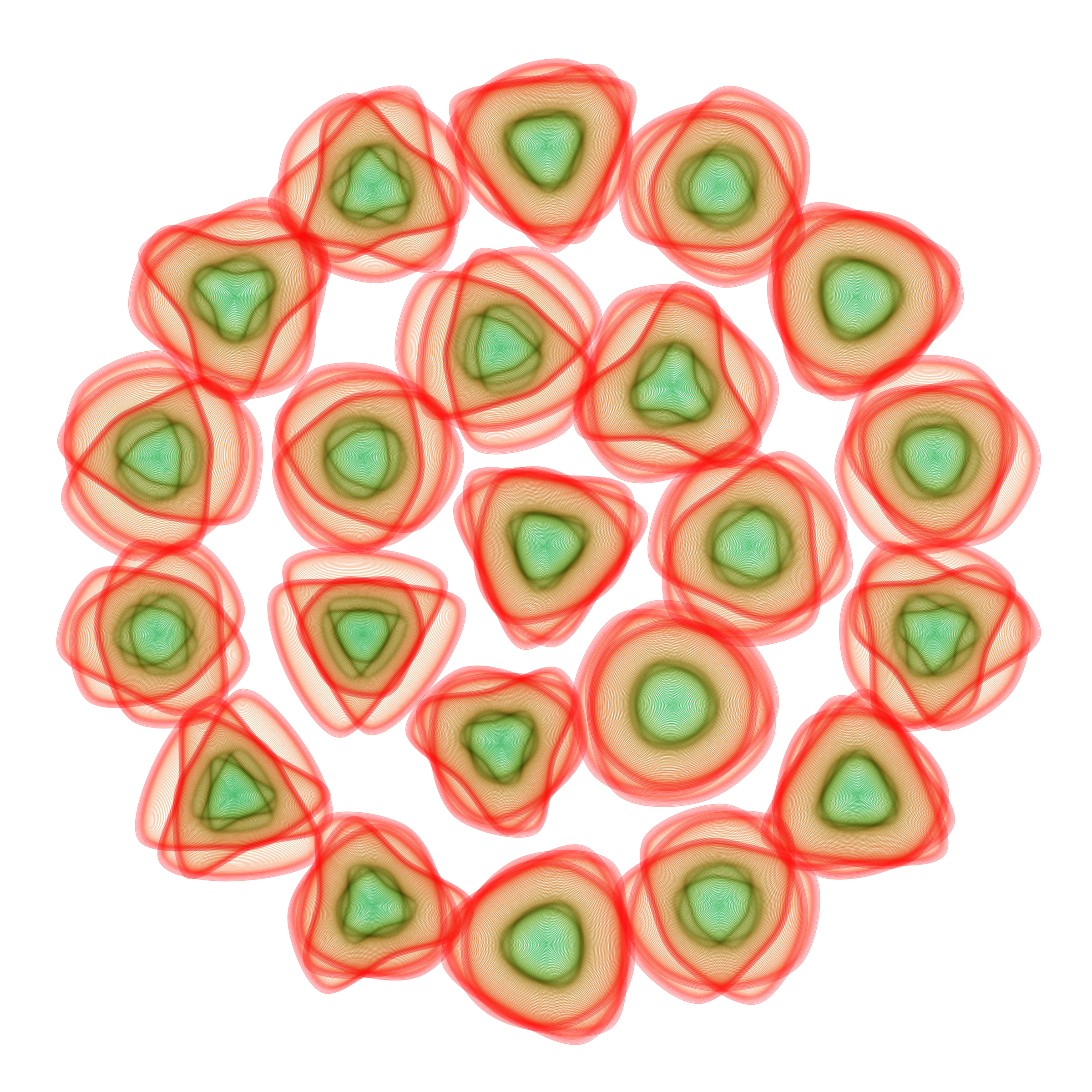 Art Blocks - Art Blocks v2 - Flowers #2030 - NFT # 116002030