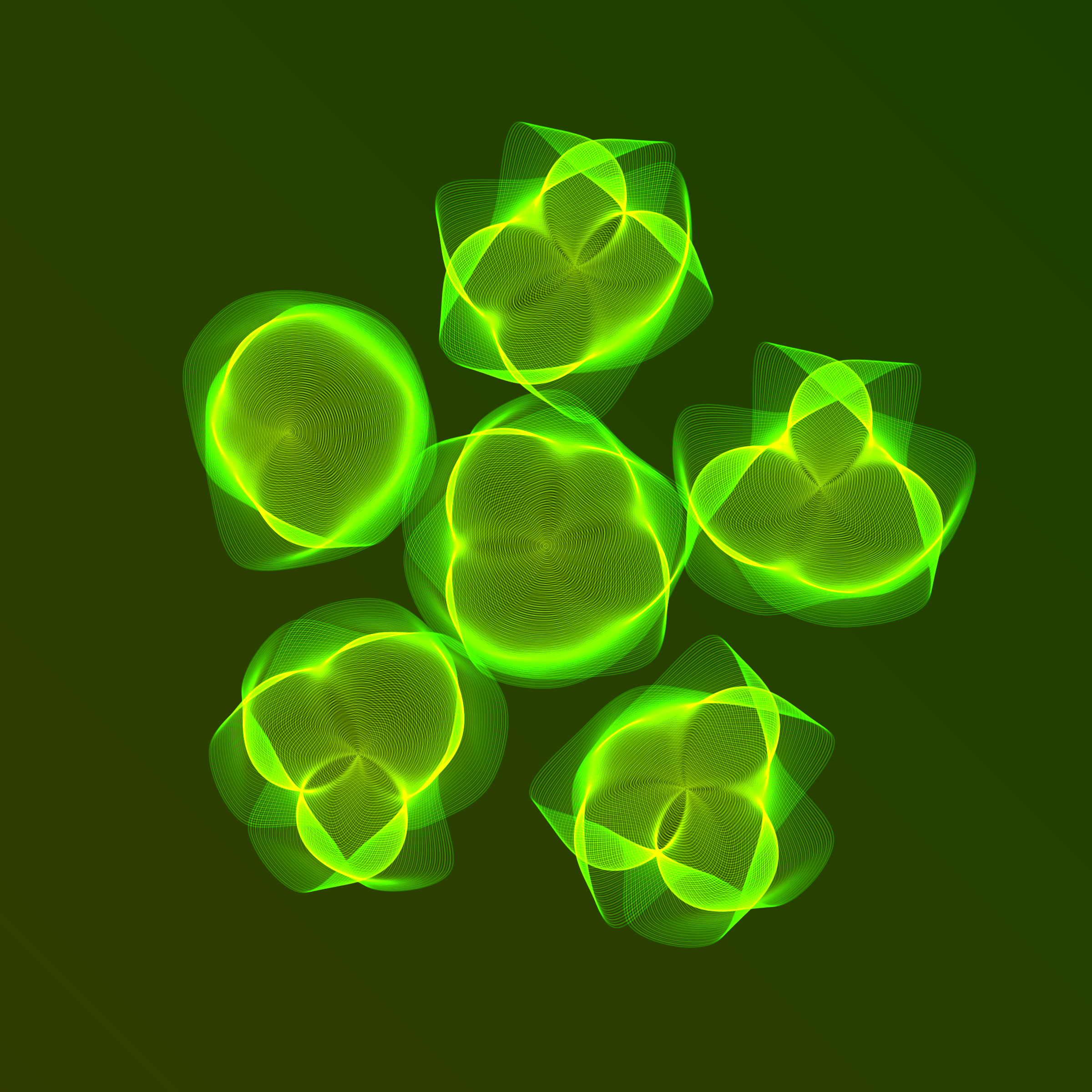 Art Blocks - Art Blocks v2 - Flowers #2032 - NFT # 116002032