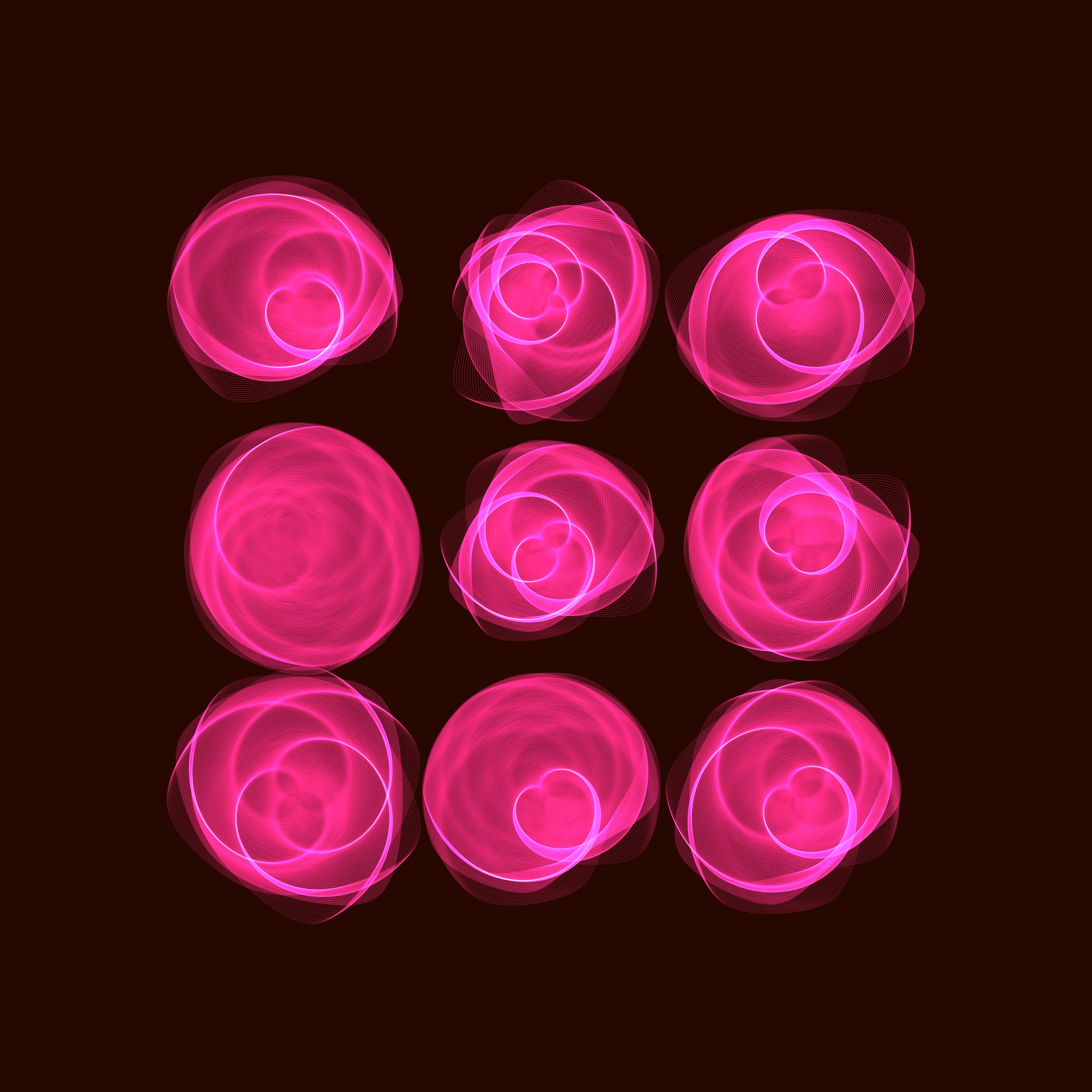 Art Blocks - Art Blocks v2 - Flowers #2033 - NFT # 116002033