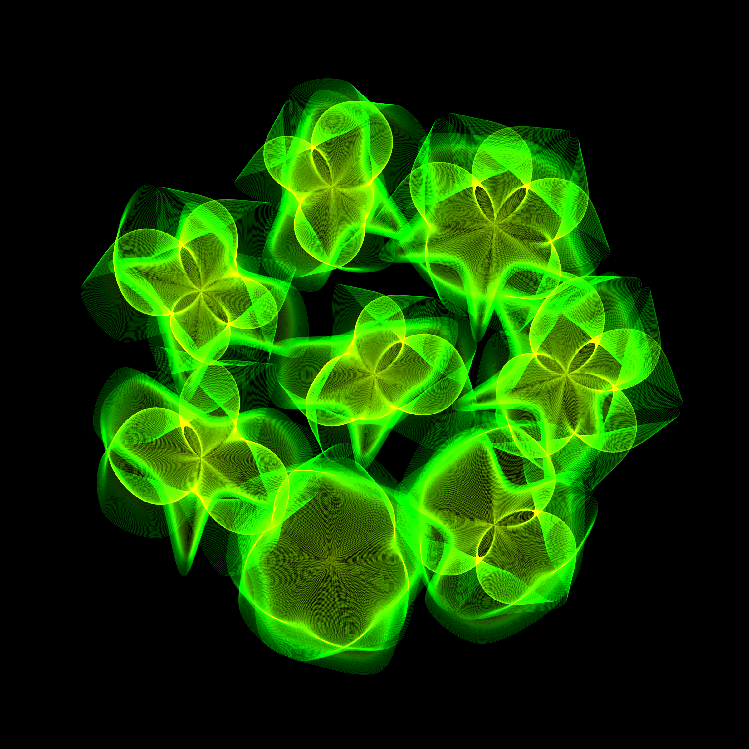 Art Blocks - Art Blocks v2 - Flowers #2048 - NFT # 116002048