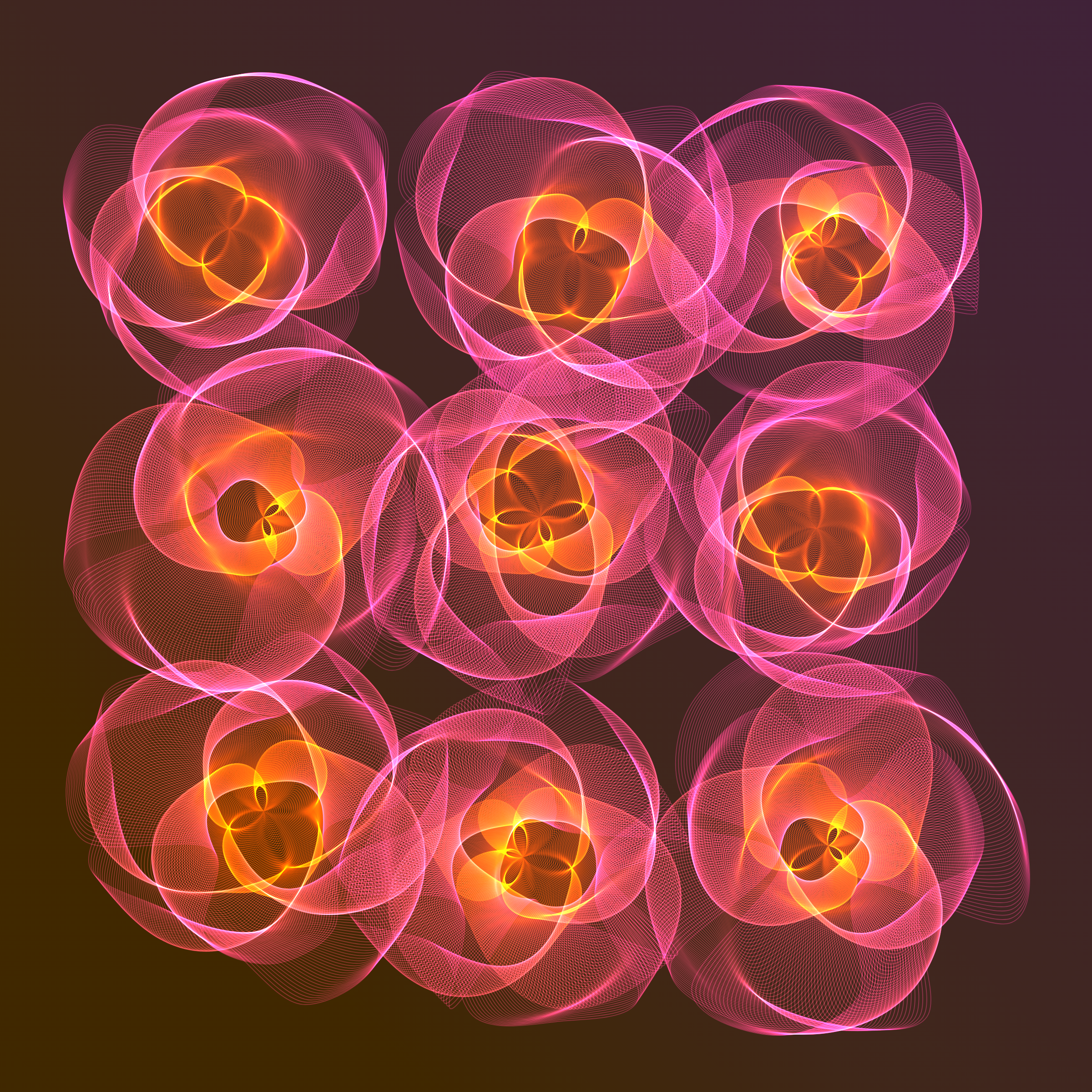 Art Blocks - Art Blocks v2 - Flowers #2049 - NFT # 116002049