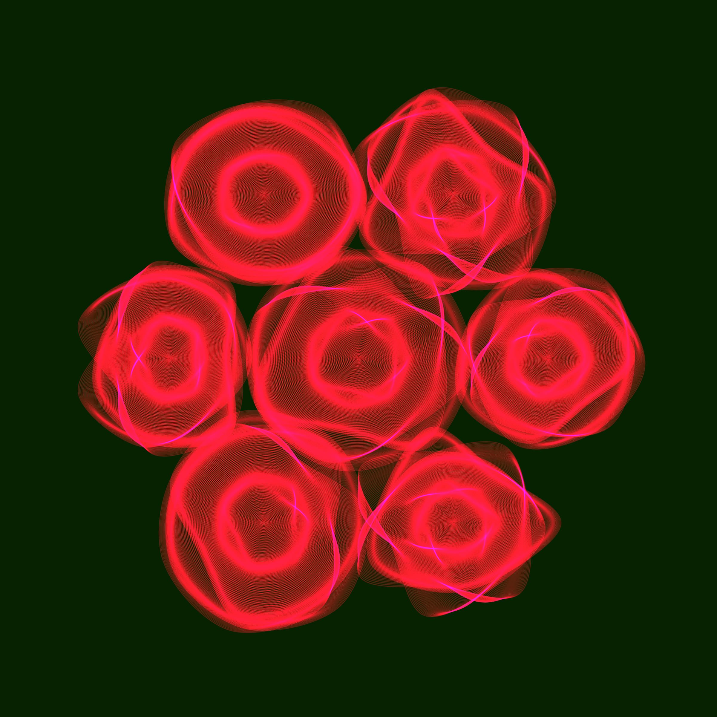 Art Blocks - Art Blocks v2 - Flowers #2054 - NFT # 116002054