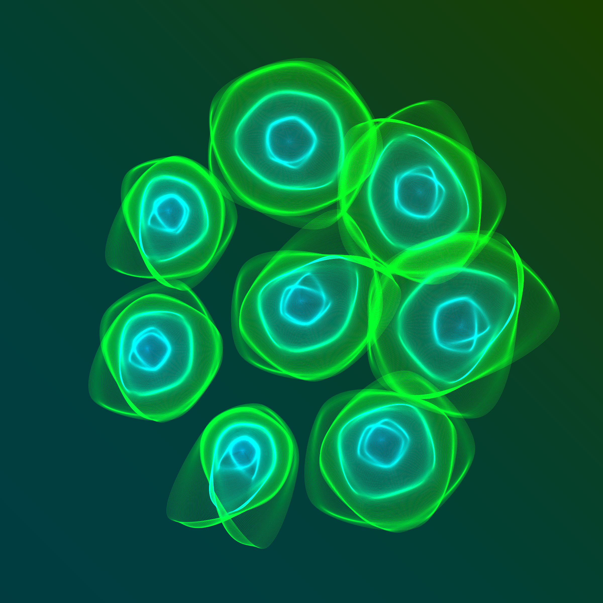 Art Blocks - Art Blocks v2 - Flowers #2055 - NFT # 116002055