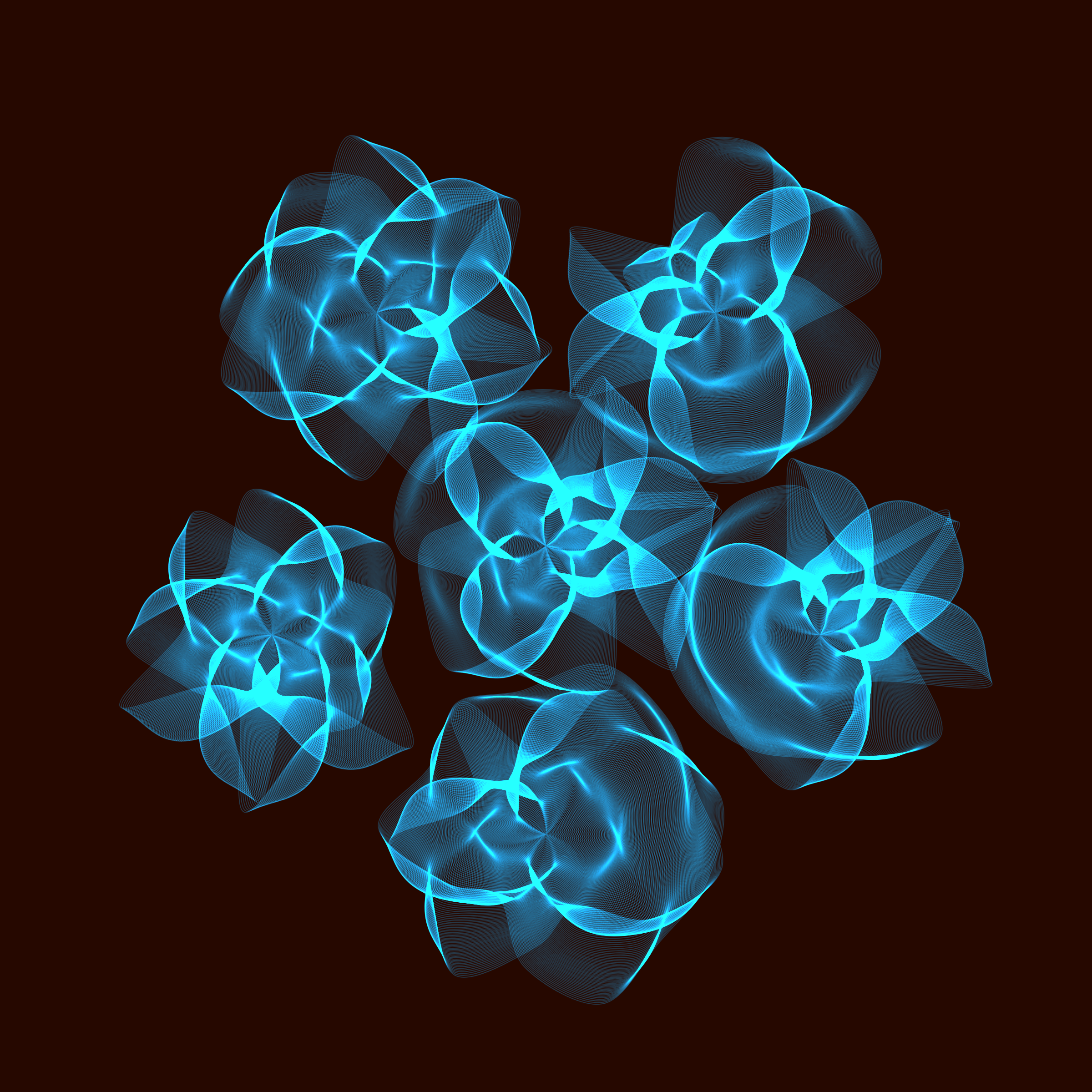 Art Blocks - Art Blocks v2 - Flowers #2057 - NFT # 116002057