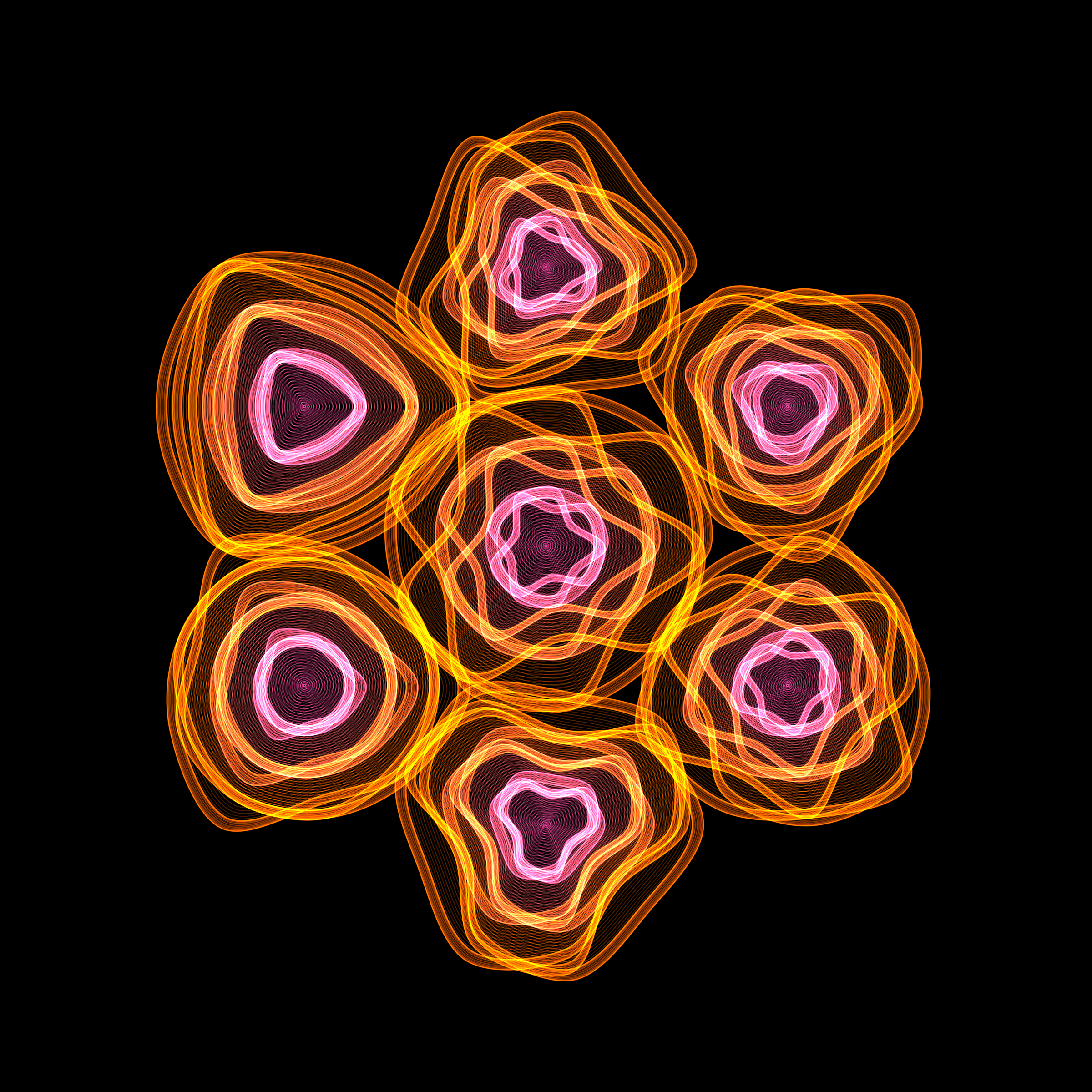 Art Blocks - Art Blocks v2 - Flowers #2072 - NFT # 116002072