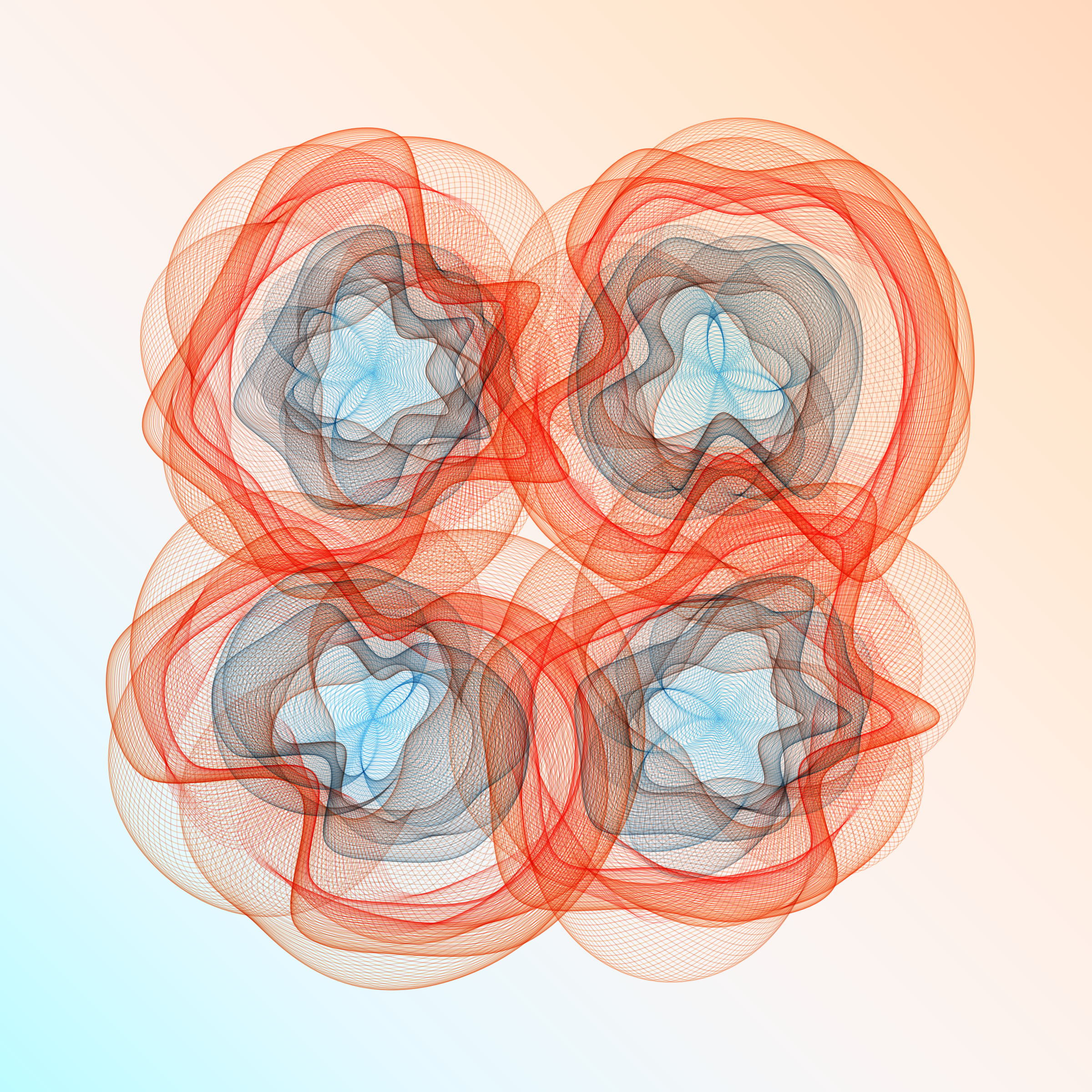 Art Blocks - Art Blocks v2 - Flowers #2076 - NFT # 116002076