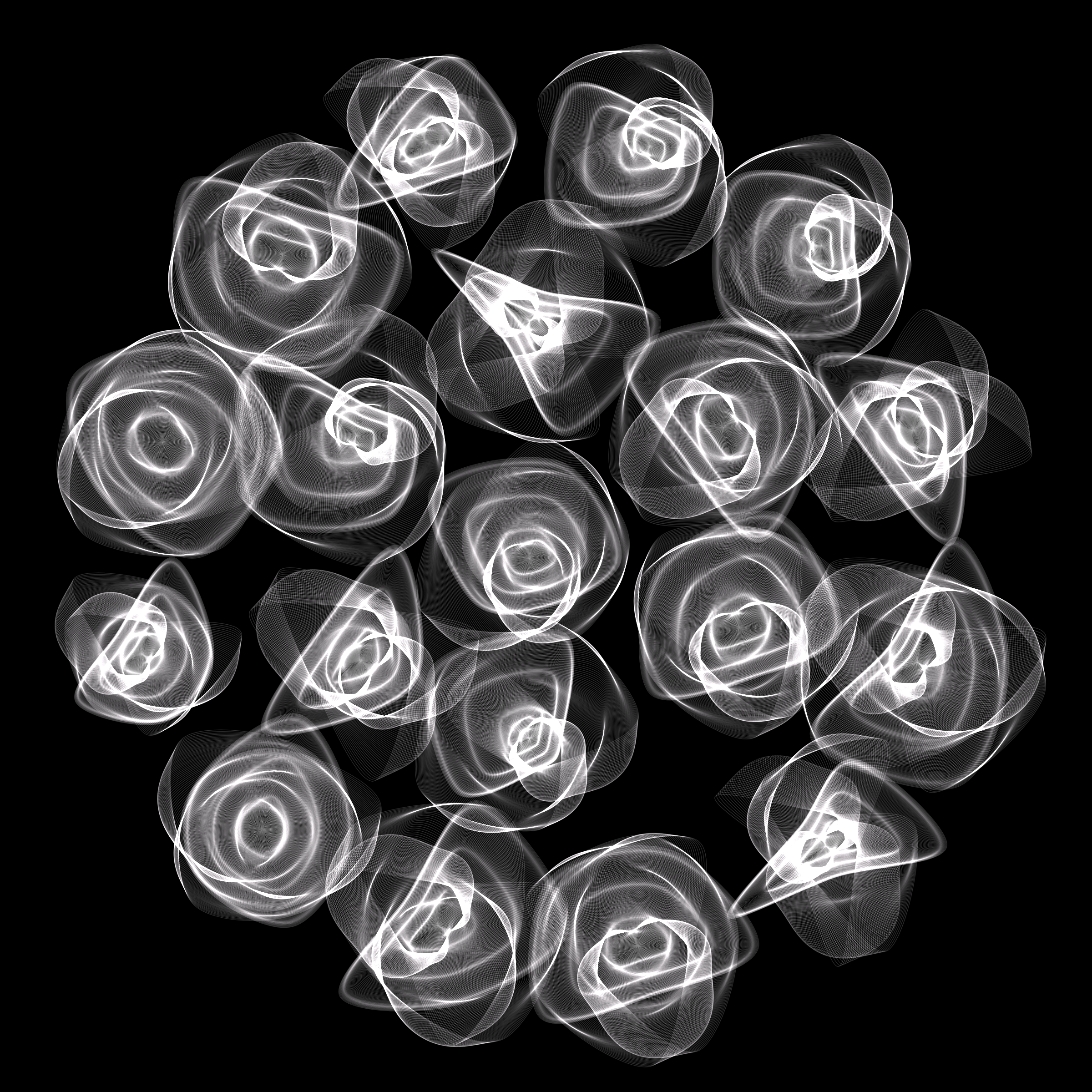 Art Blocks - Art Blocks v2 - Flowers #2084 - NFT # 116002084