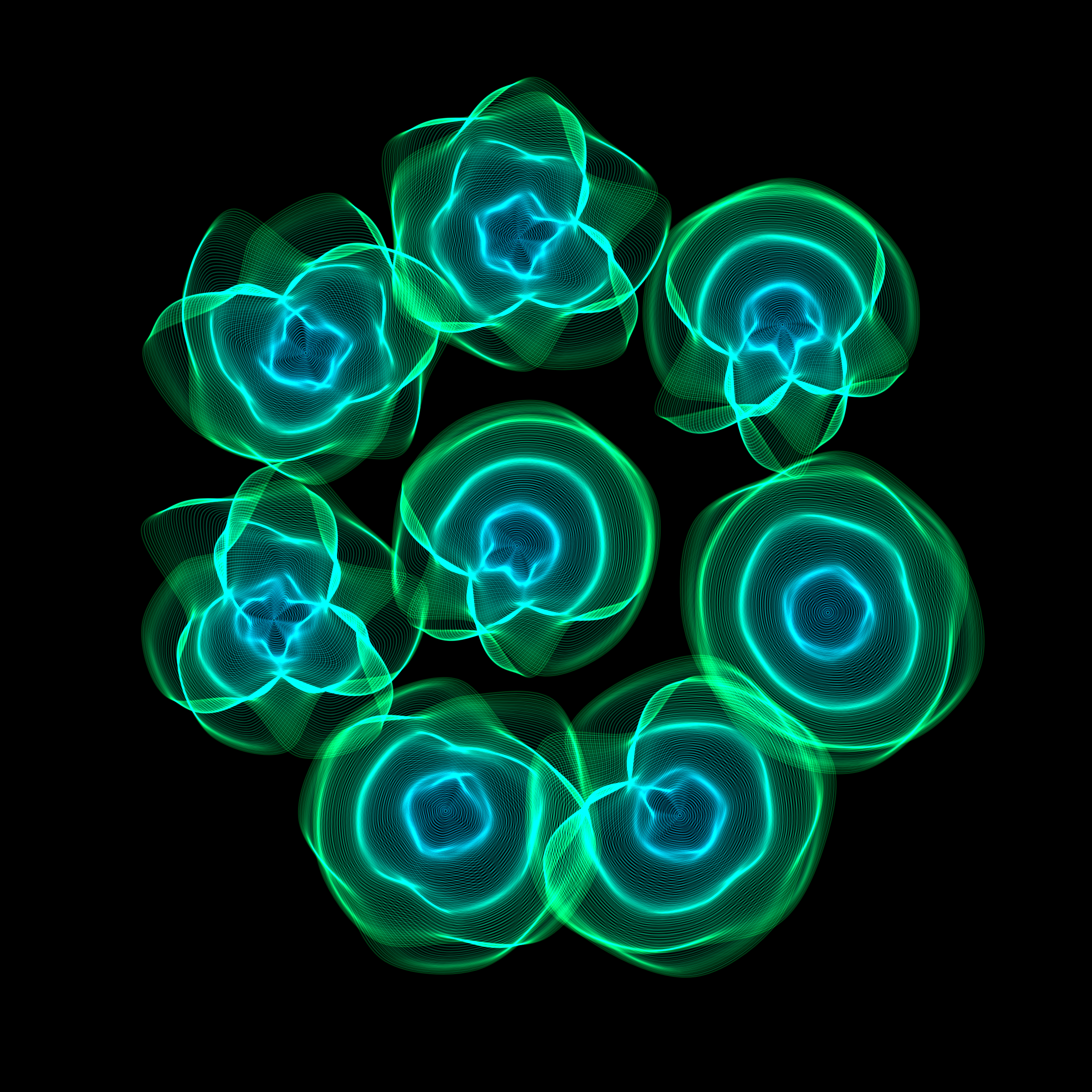 Art Blocks - Art Blocks v2 - Flowers #2089 - NFT # 116002089