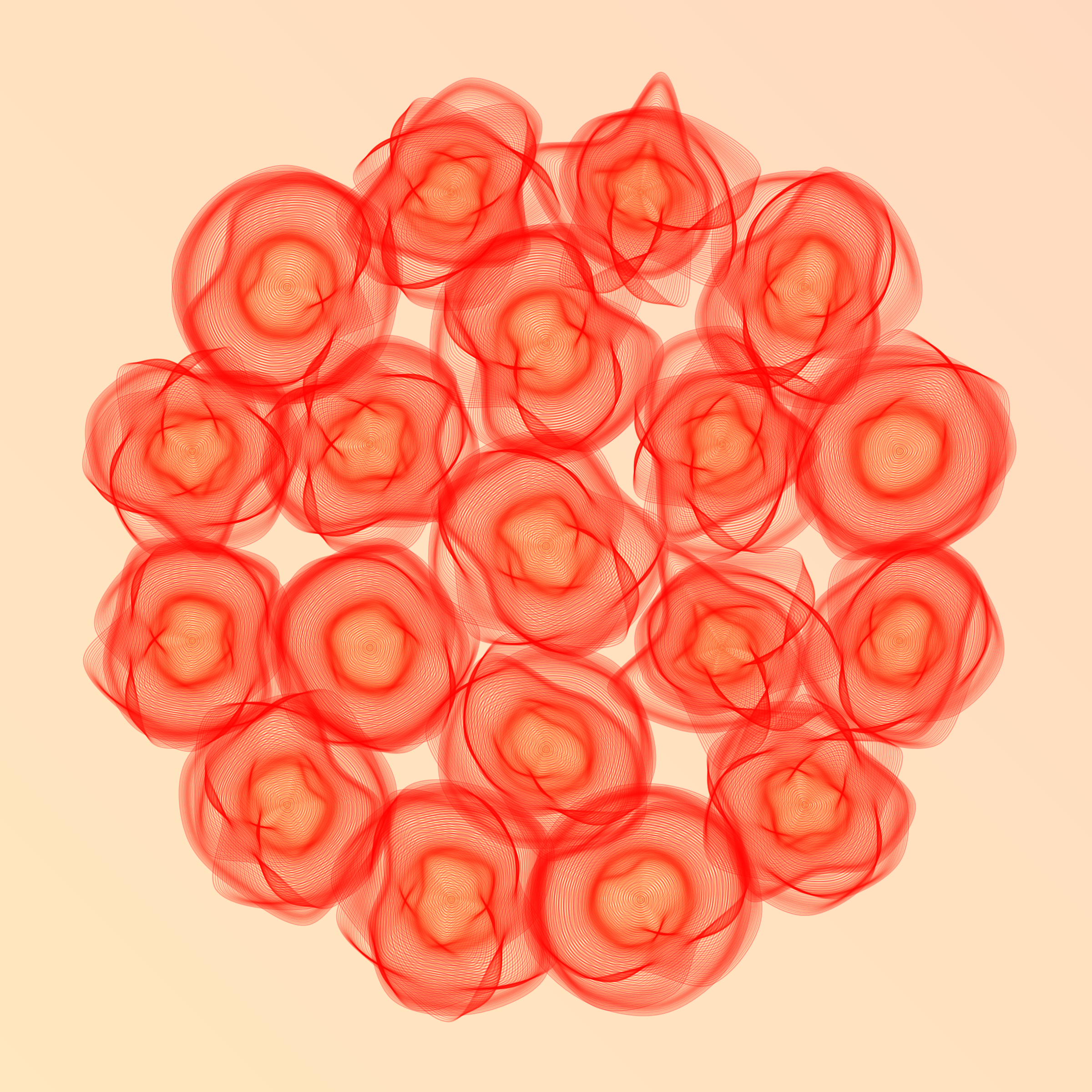 Art Blocks - Art Blocks v2 - Flowers #2096 - NFT # 116002096