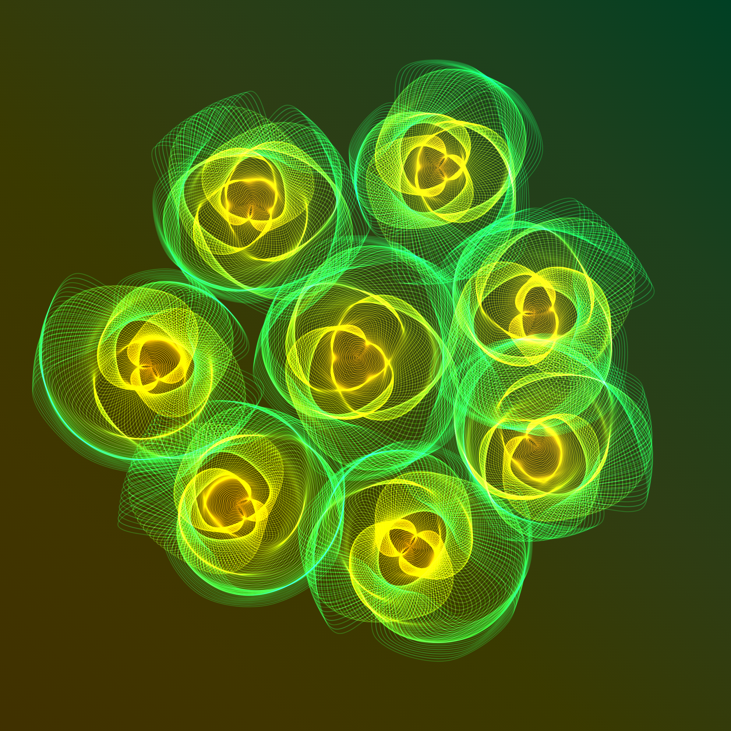 Art Blocks - Art Blocks v2 - Flowers #2119 - NFT # 116002119