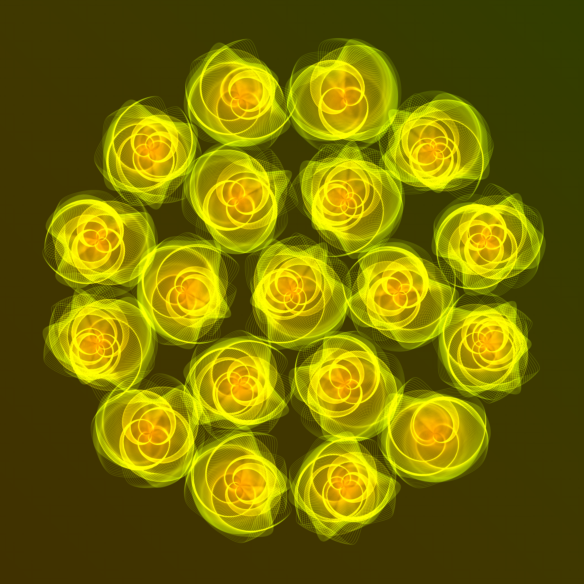 Art Blocks - Art Blocks v2 - Flowers #2138 - NFT # 116002138