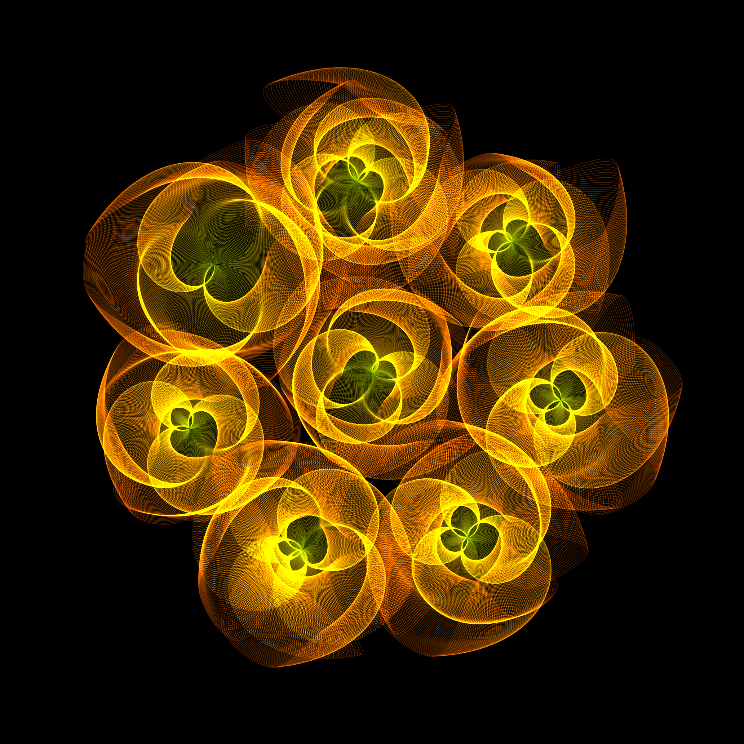 Art Blocks - Art Blocks v2 - Flowers #2155 - NFT # 116002155