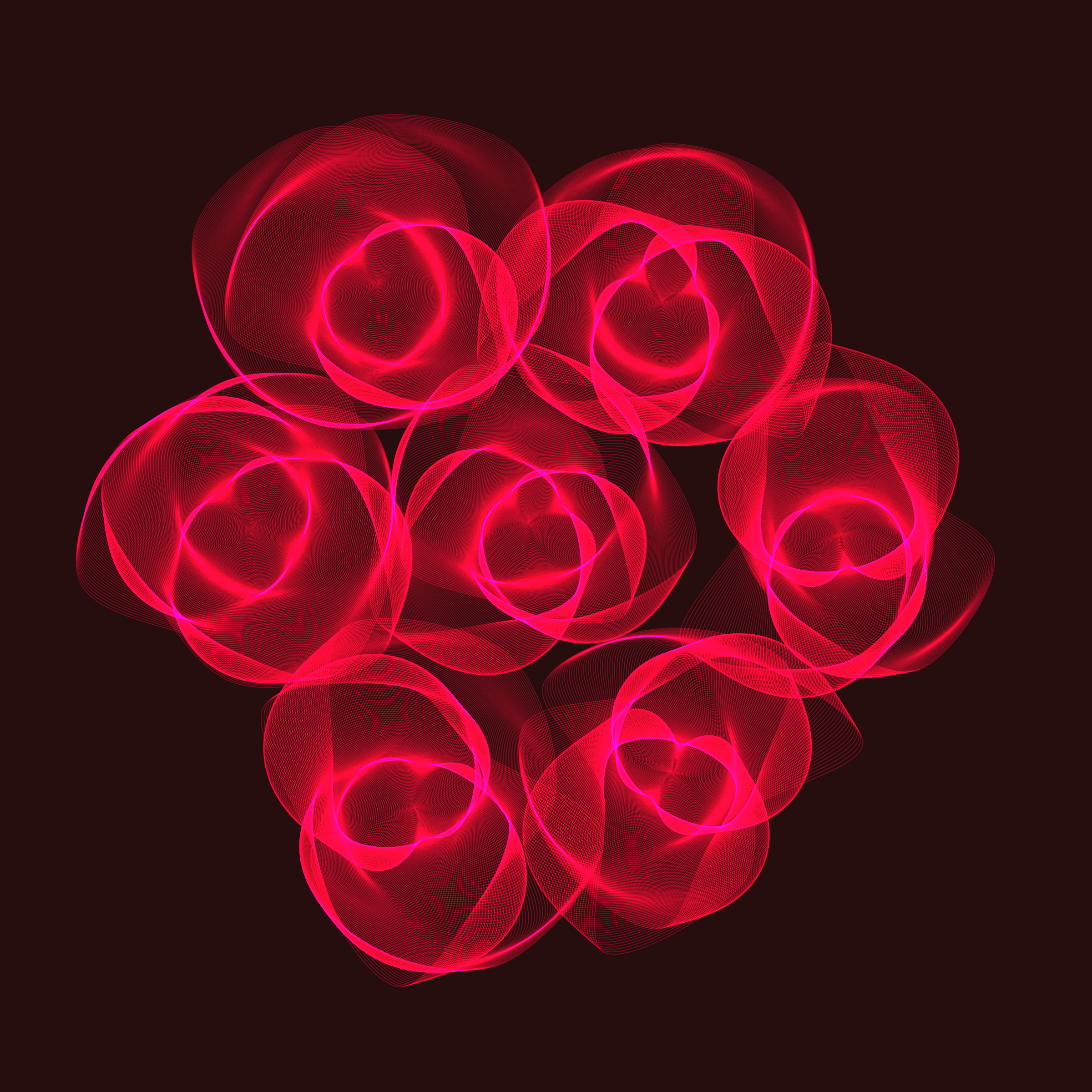 Art Blocks - Art Blocks v2 - Flowers #2160 - NFT # 116002160