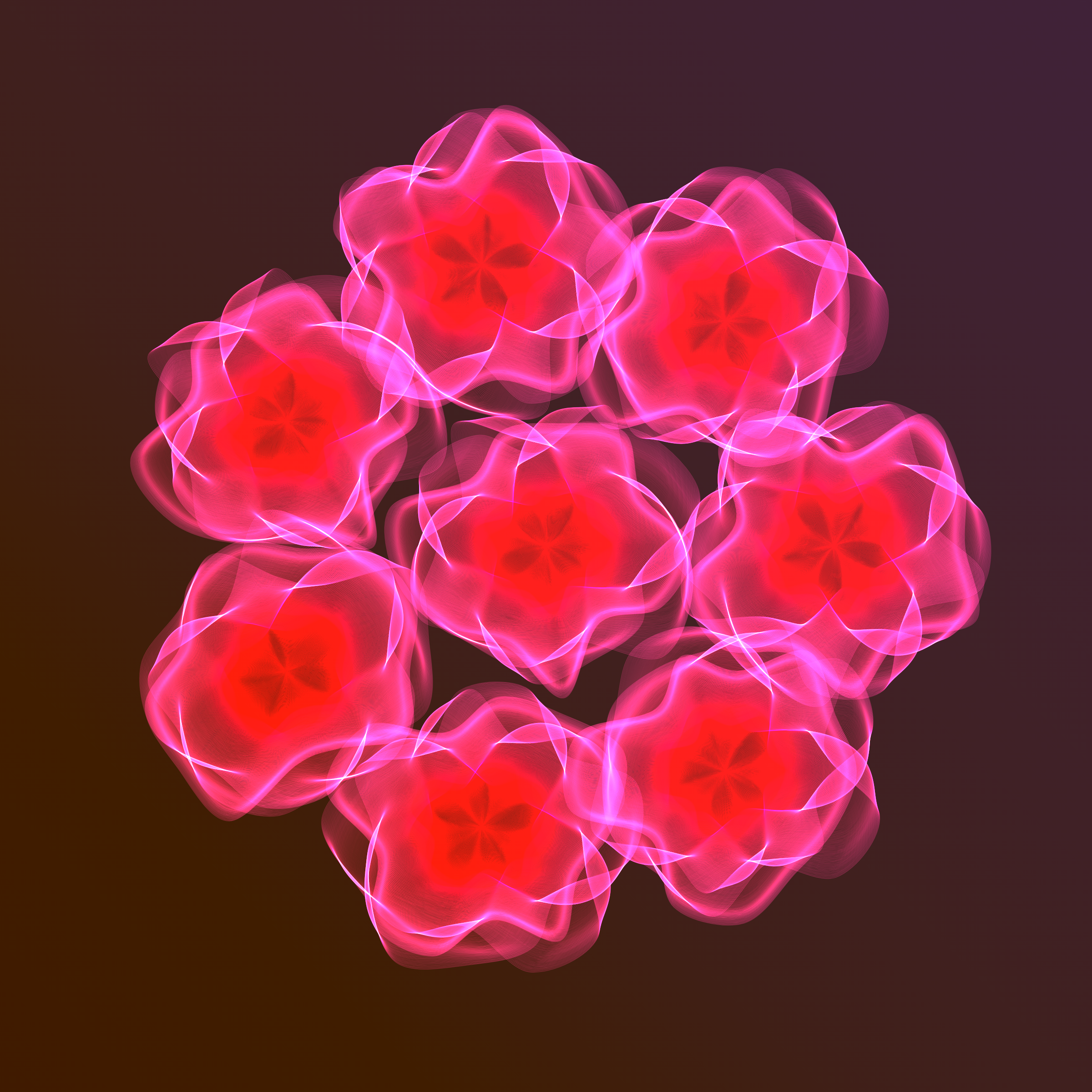 Art Blocks - Art Blocks v2 - Flowers #2162 - NFT # 116002162