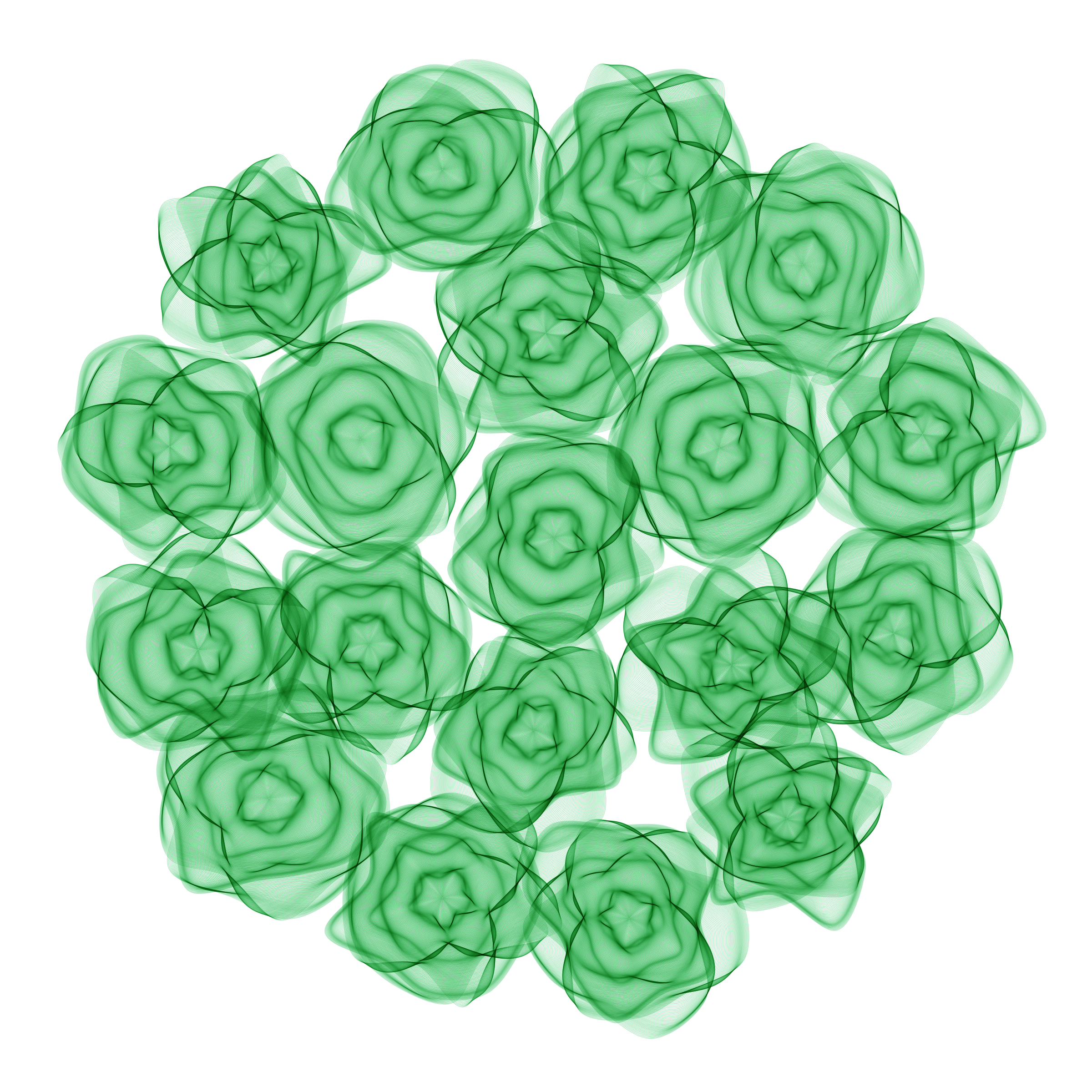 Art Blocks - Art Blocks v2 - Flowers #2166 - NFT # 116002166