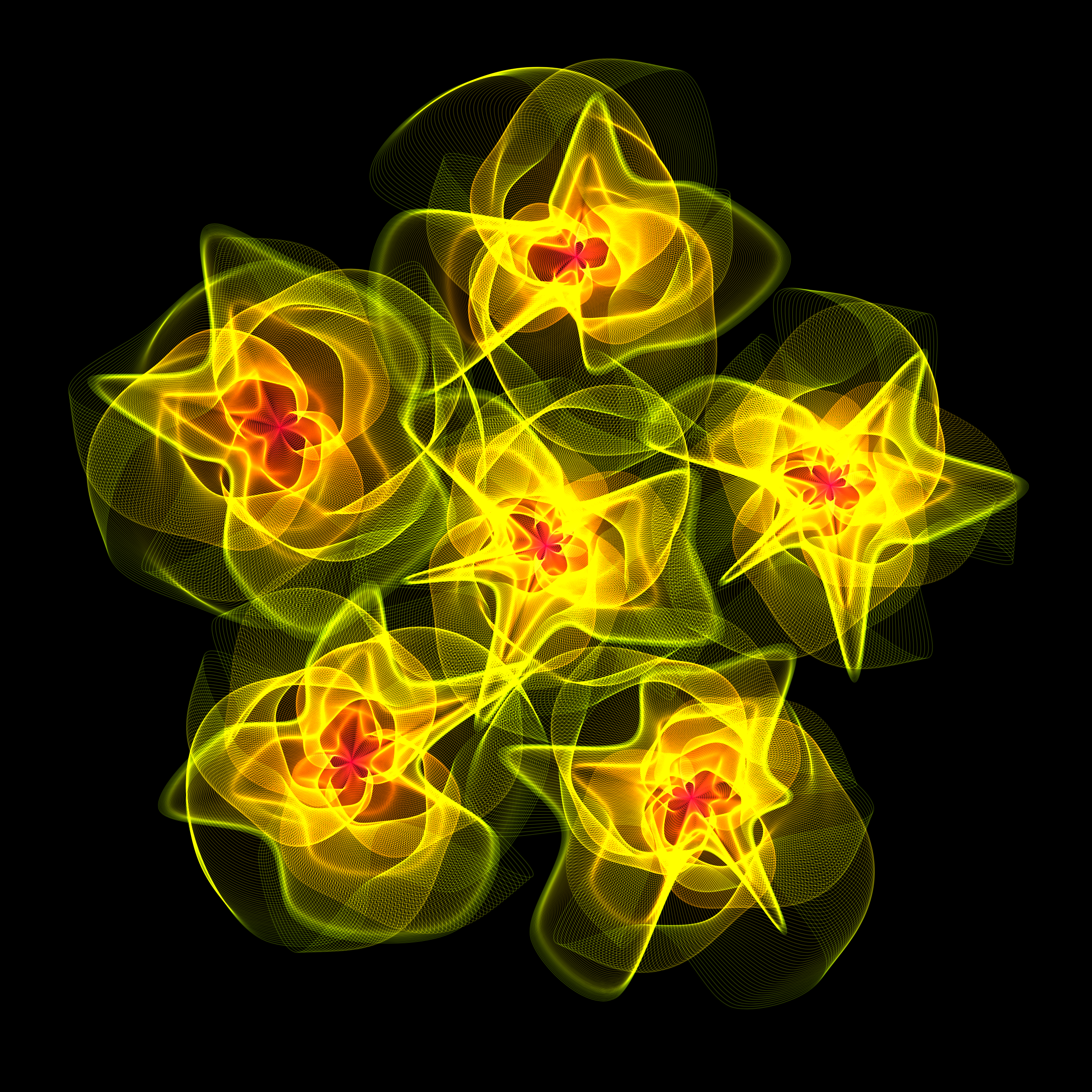 Art Blocks - Art Blocks v2 - Flowers #2168 - NFT # 116002168