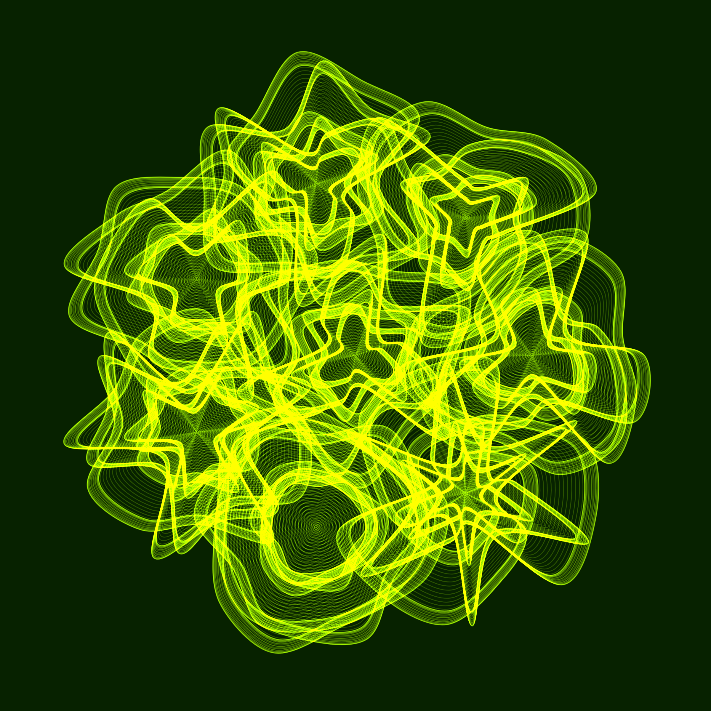 Art Blocks - Art Blocks v2 - Flowers #2183 - NFT # 116002183