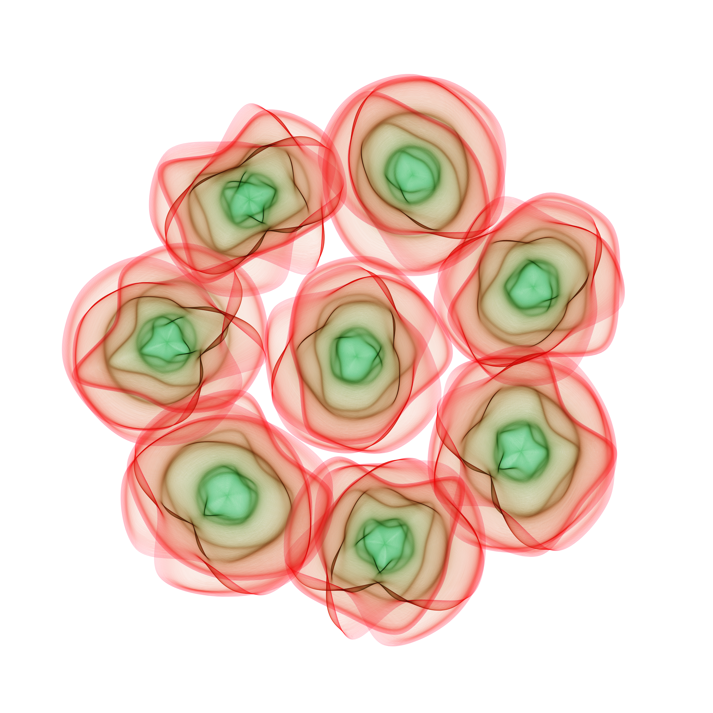 Art Blocks - Art Blocks v2 - Flowers #2184 - NFT # 116002184