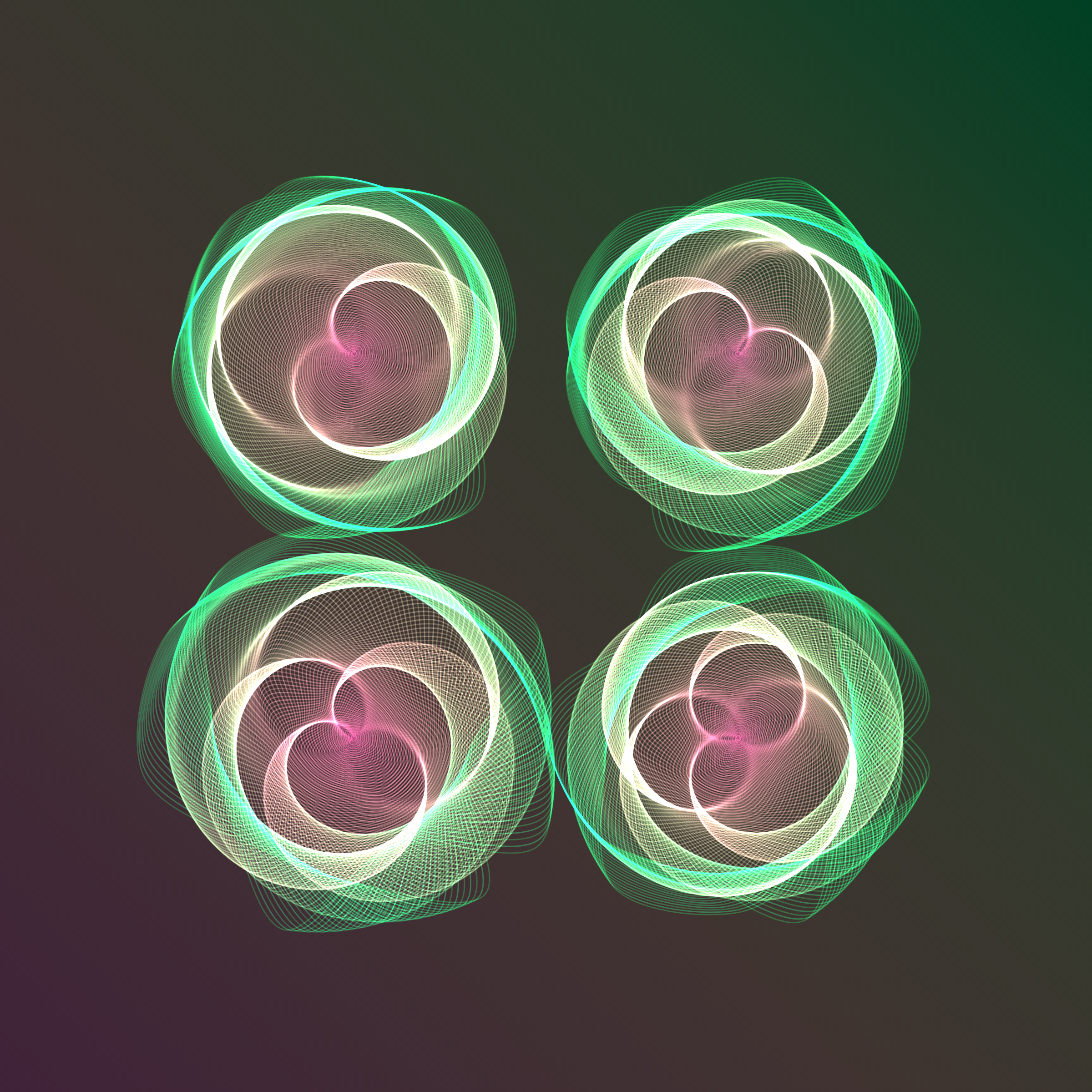 Art Blocks - Art Blocks v2 - Flowers #2203 - NFT # 116002203