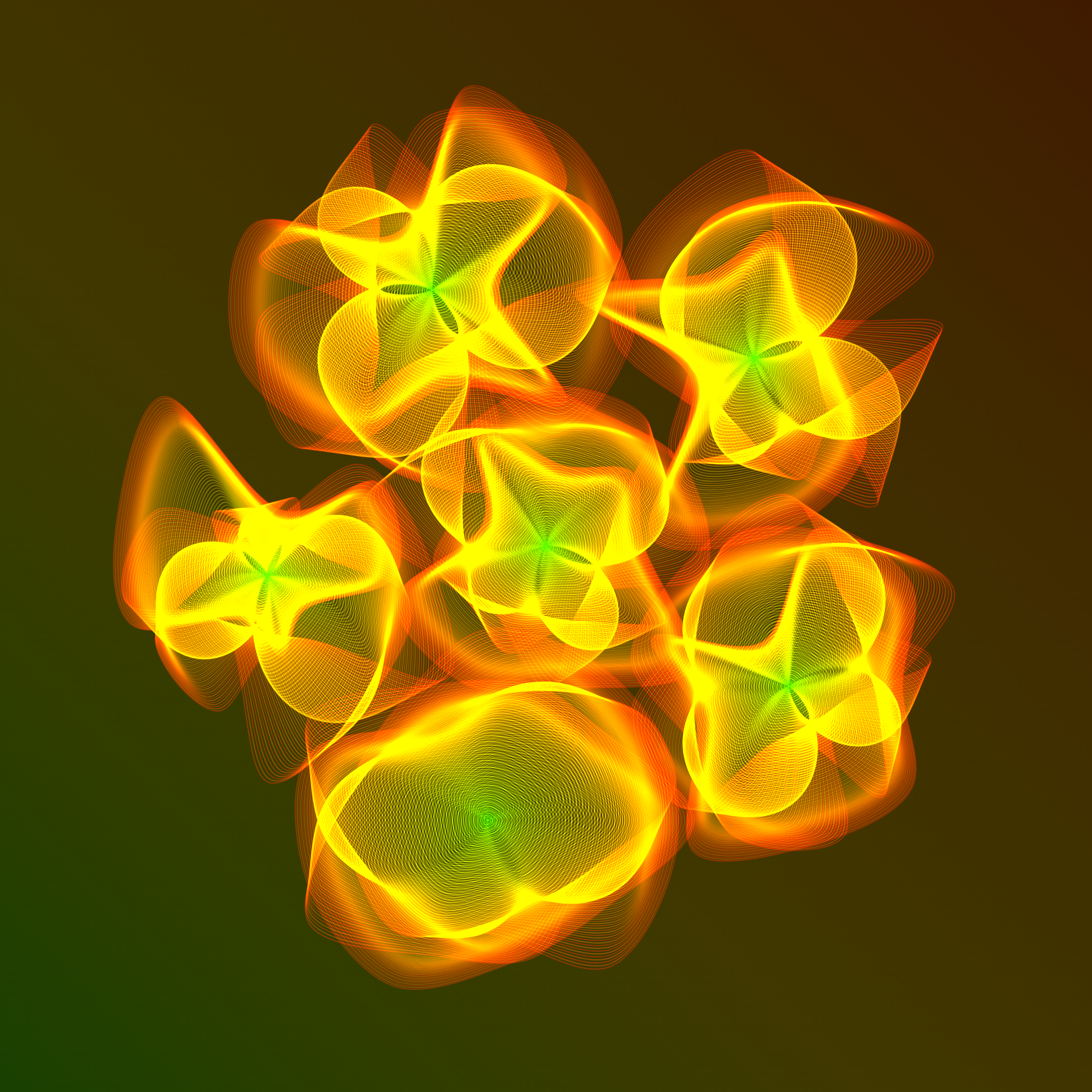 Art Blocks - Art Blocks v2 - Flowers #2218 - NFT # 116002218