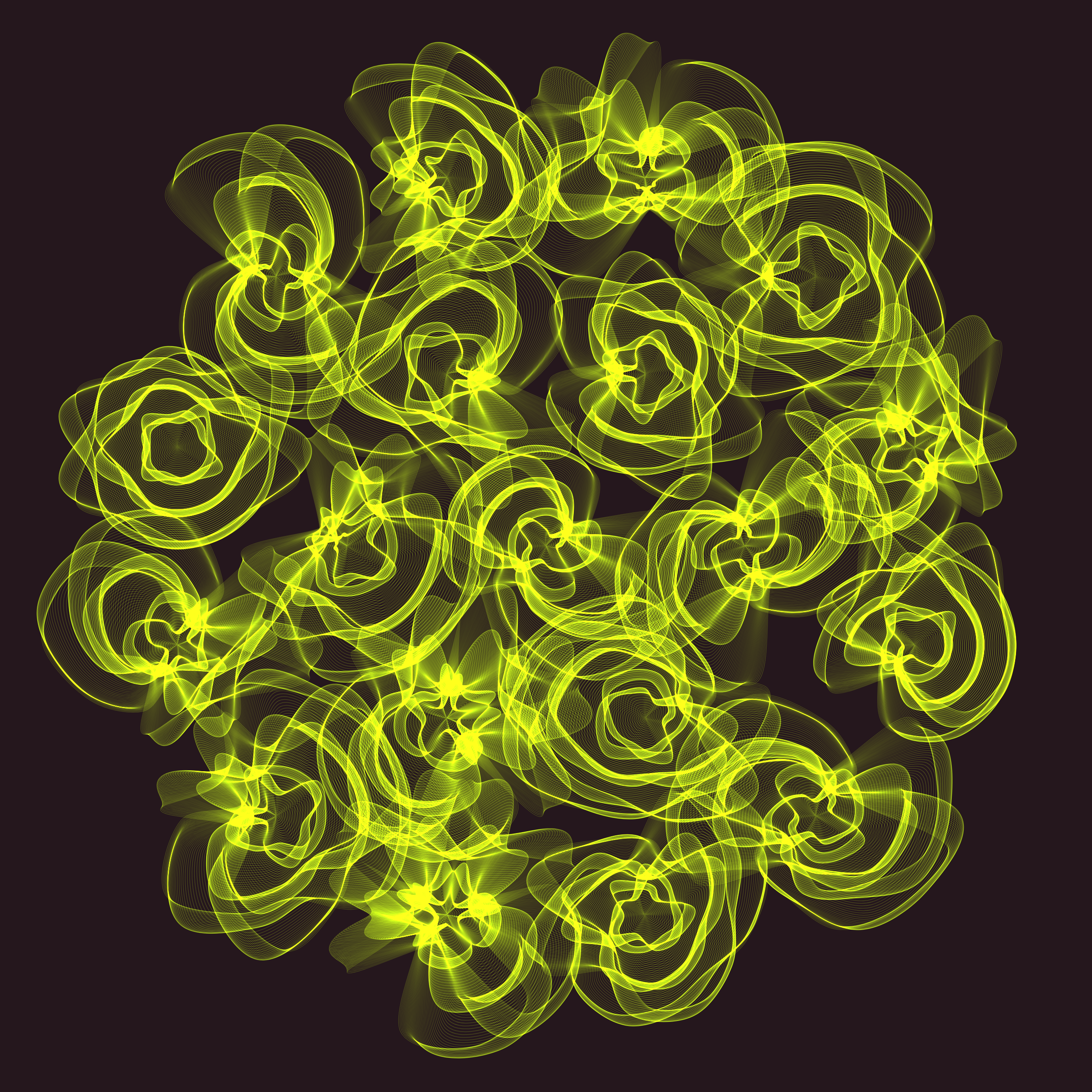 Art Blocks - Art Blocks v2 - Flowers #2238 - NFT # 116002238