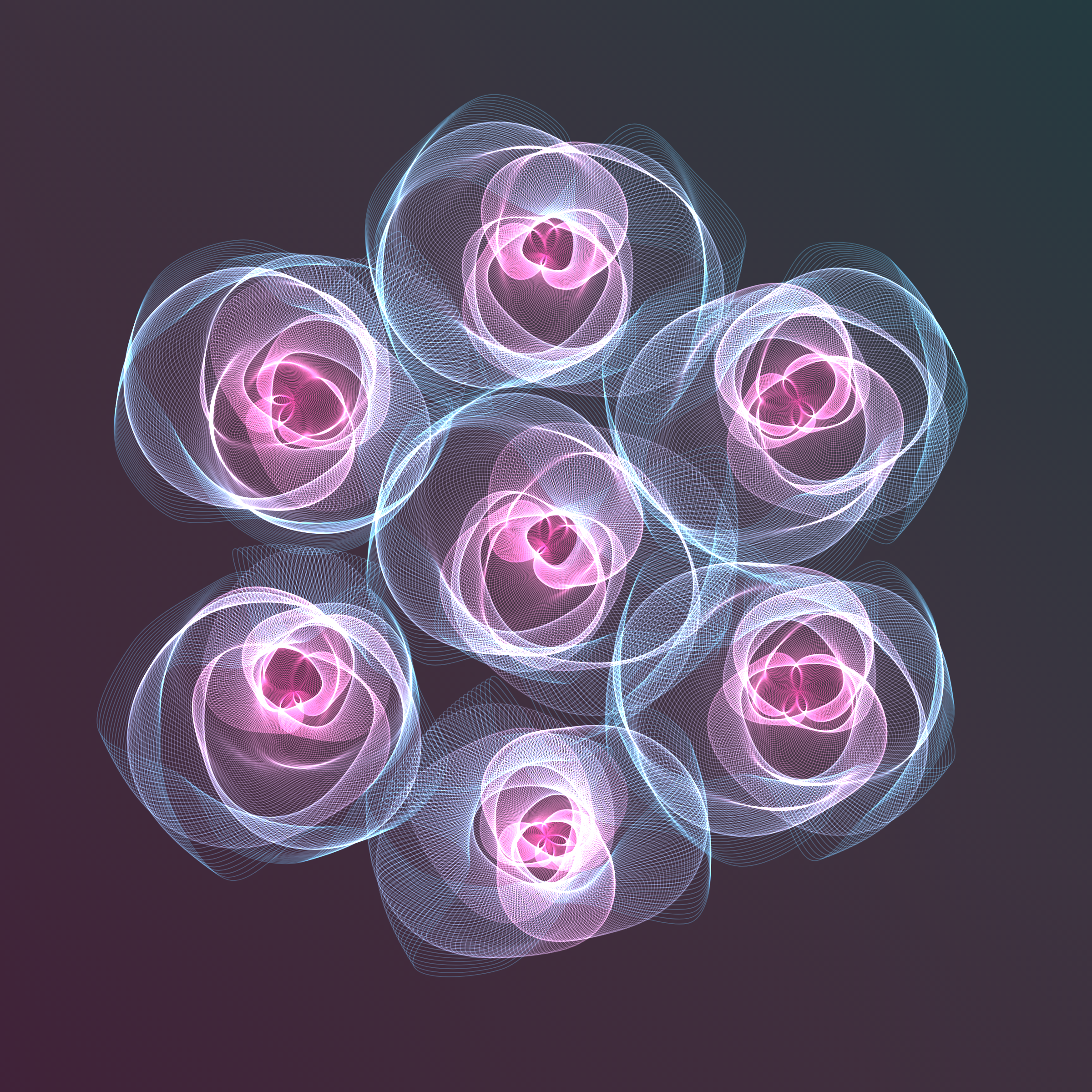 Art Blocks - Art Blocks v2 - Flowers #2251 - NFT # 116002251