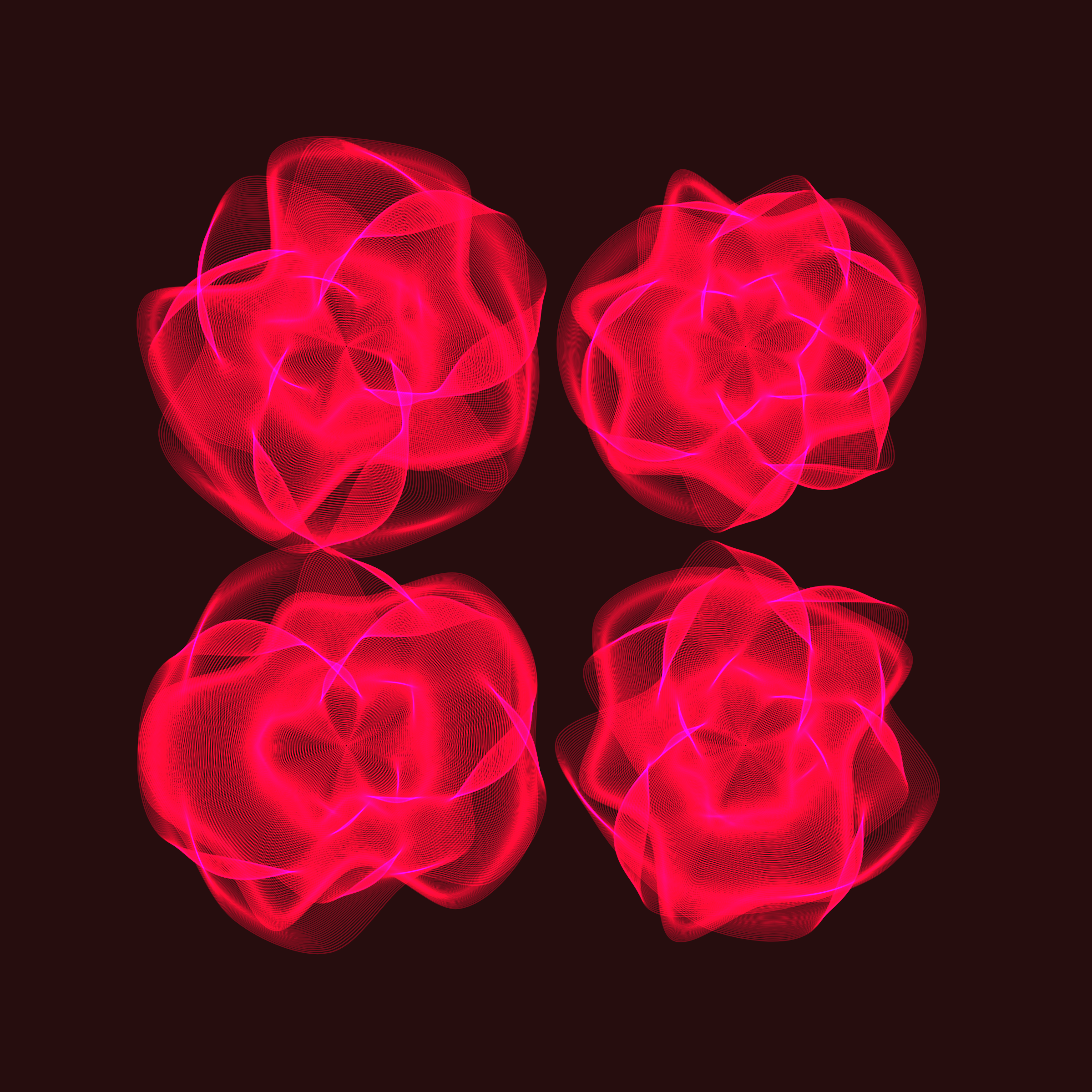 Art Blocks - Art Blocks v2 - Flowers #2253 - NFT # 116002253