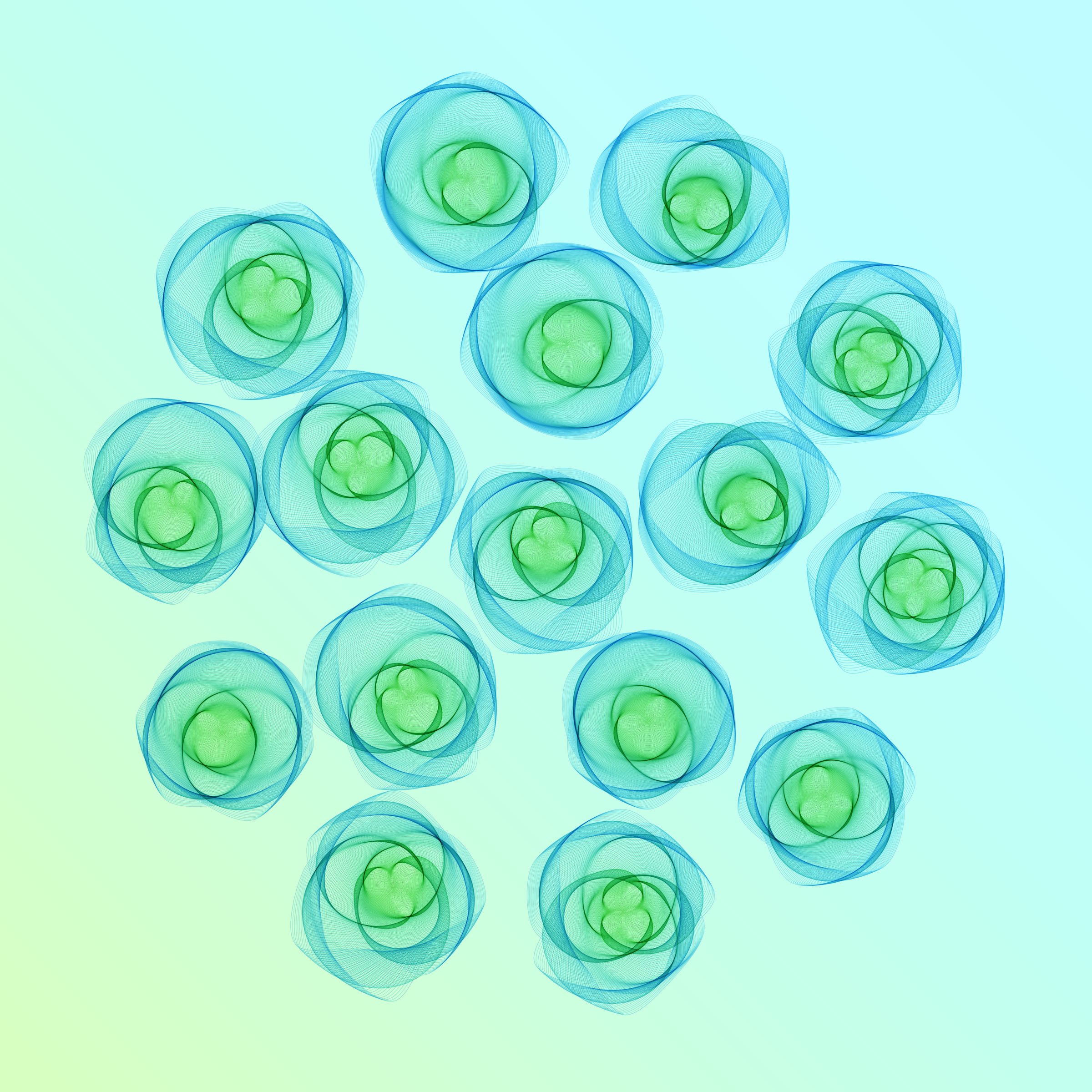 Art Blocks - Art Blocks v2 - Flowers #2261 - NFT # 116002261