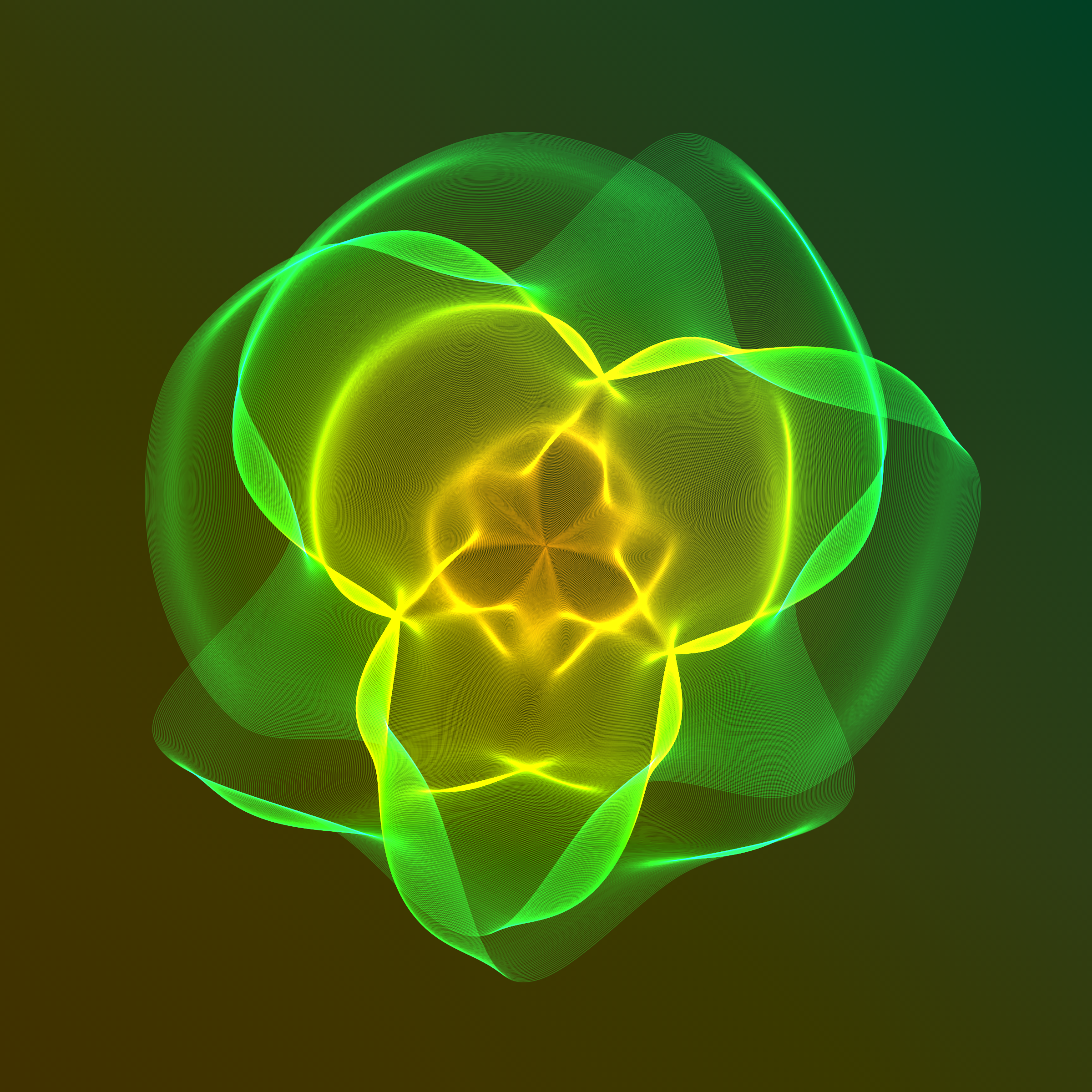 Art Blocks - Art Blocks v2 - Flowers #2292 - NFT # 116002292