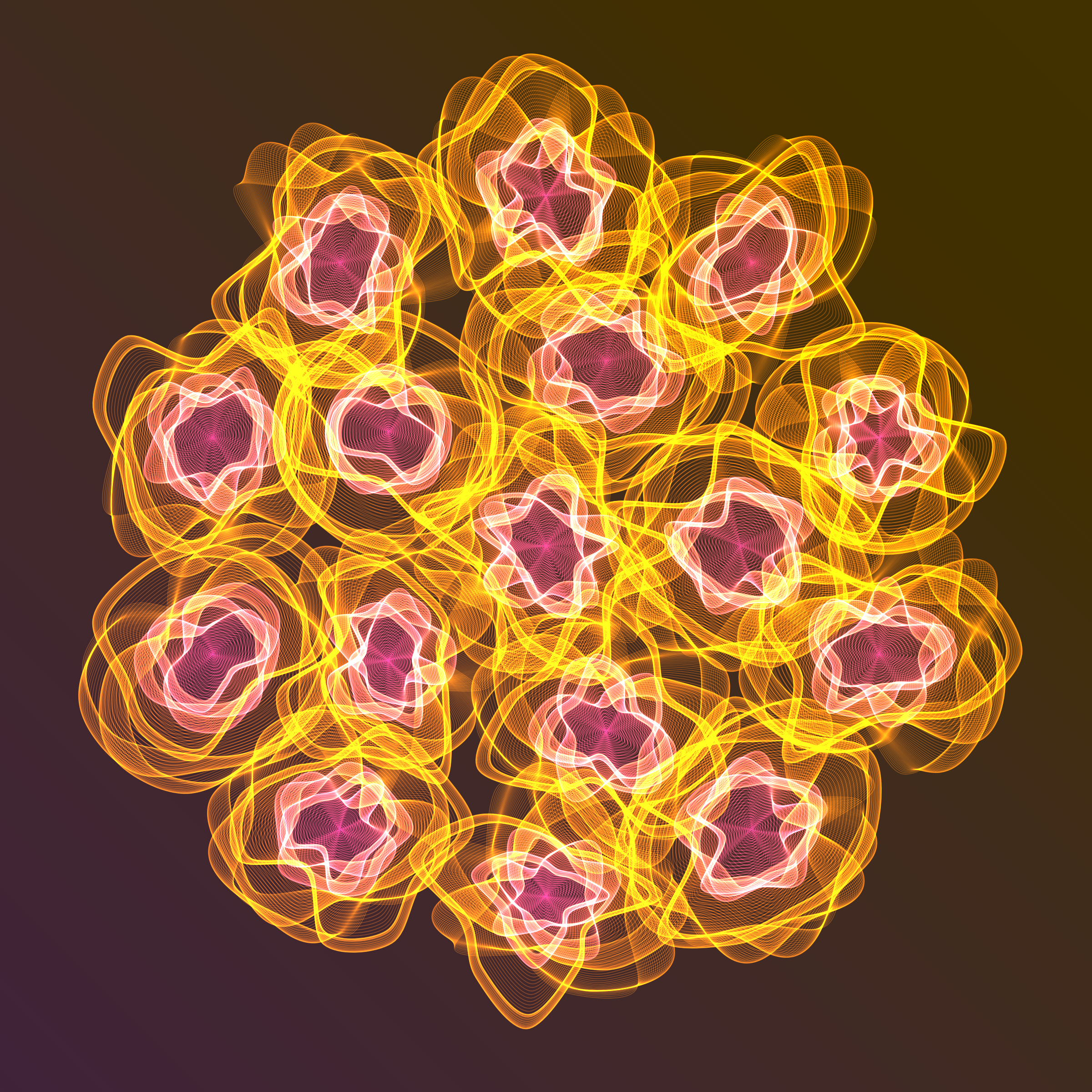 Art Blocks - Art Blocks v2 - Flowers #2302 - NFT # 116002302