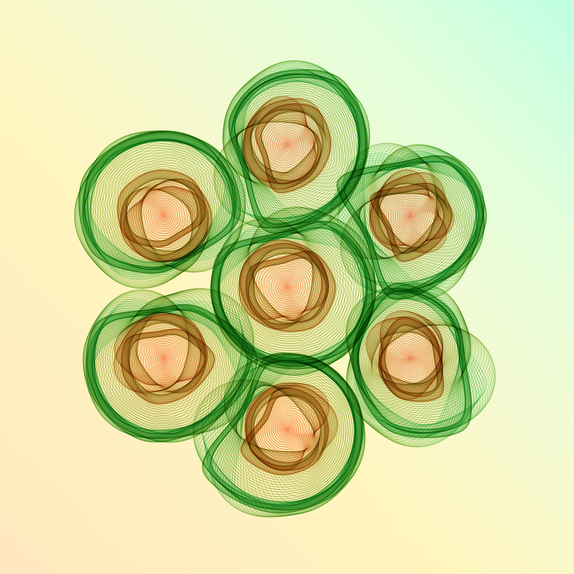 Art Blocks - Art Blocks v2 - Flowers #2307 - NFT # 116002307