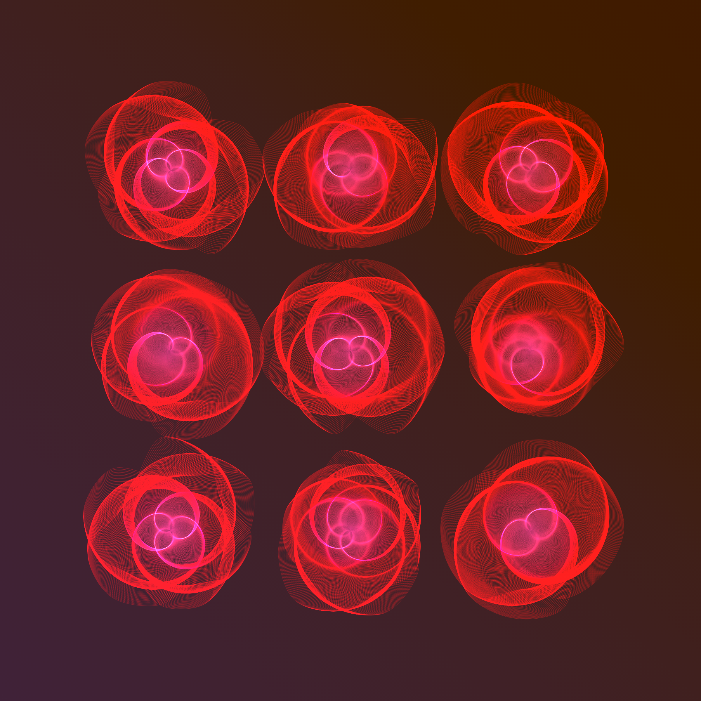 Art Blocks - Art Blocks v2 - Flowers #2321 - NFT # 116002321