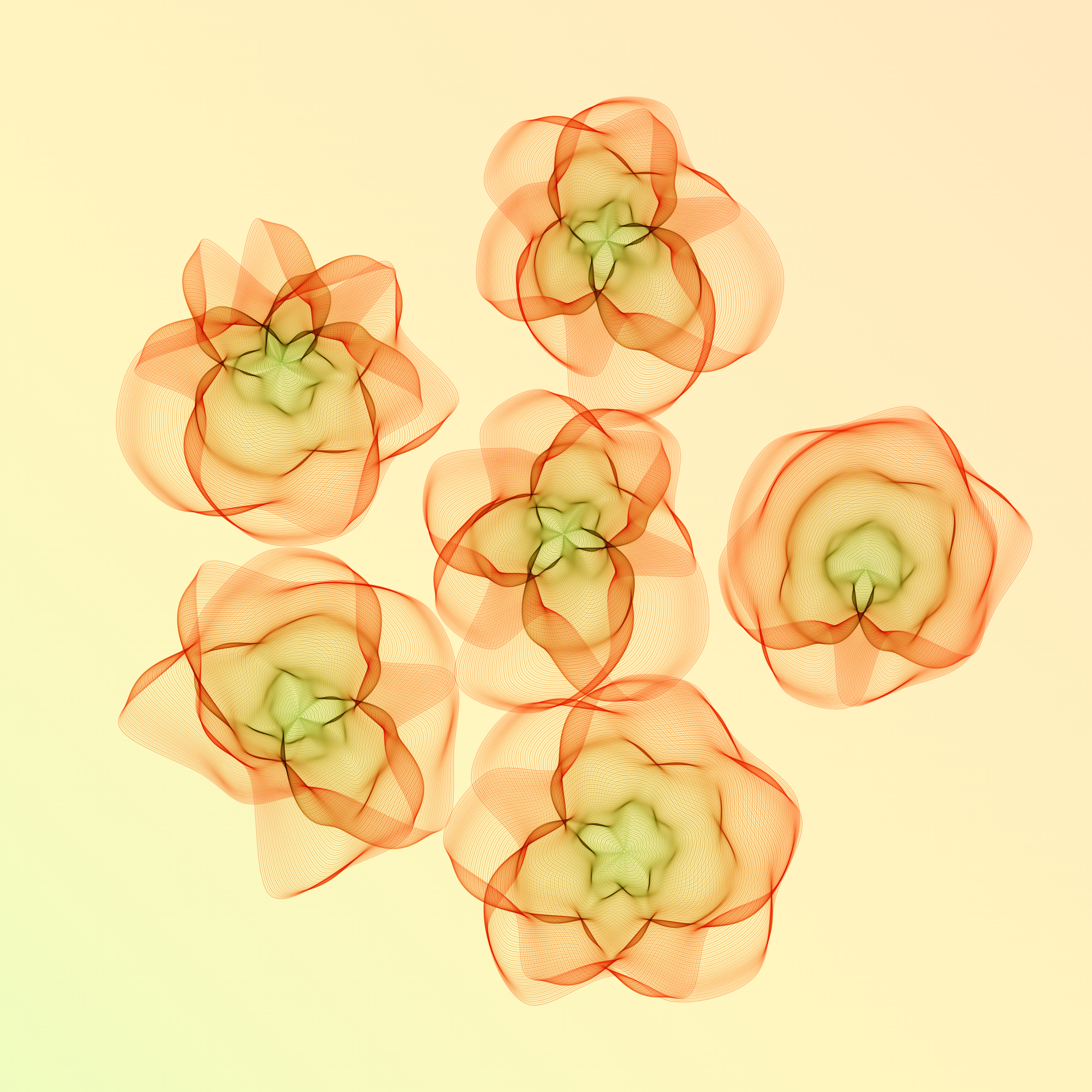 Art Blocks - Art Blocks v2 - Flowers #2330 - NFT # 116002330