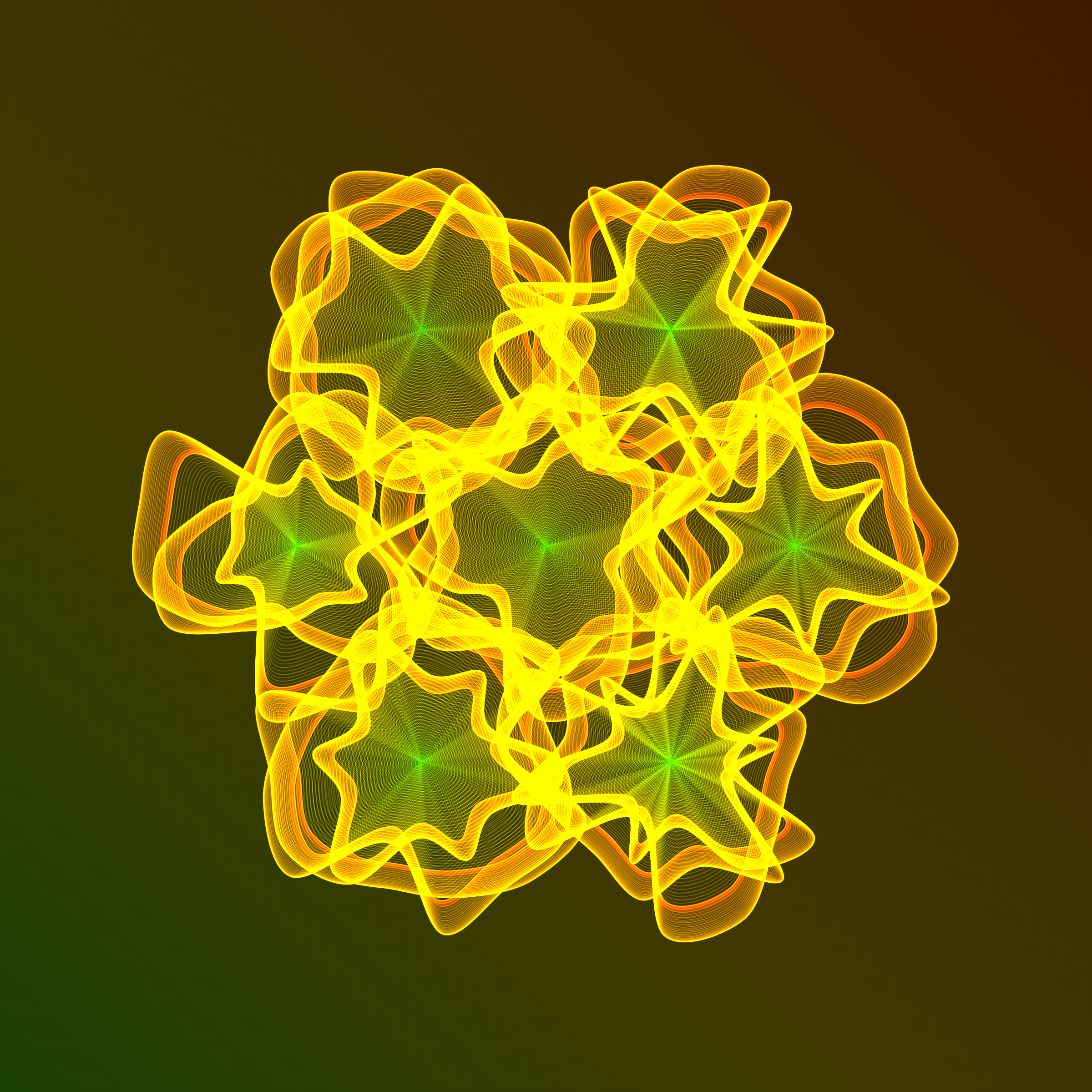 Art Blocks - Art Blocks v2 - Flowers #2351 - NFT # 116002351