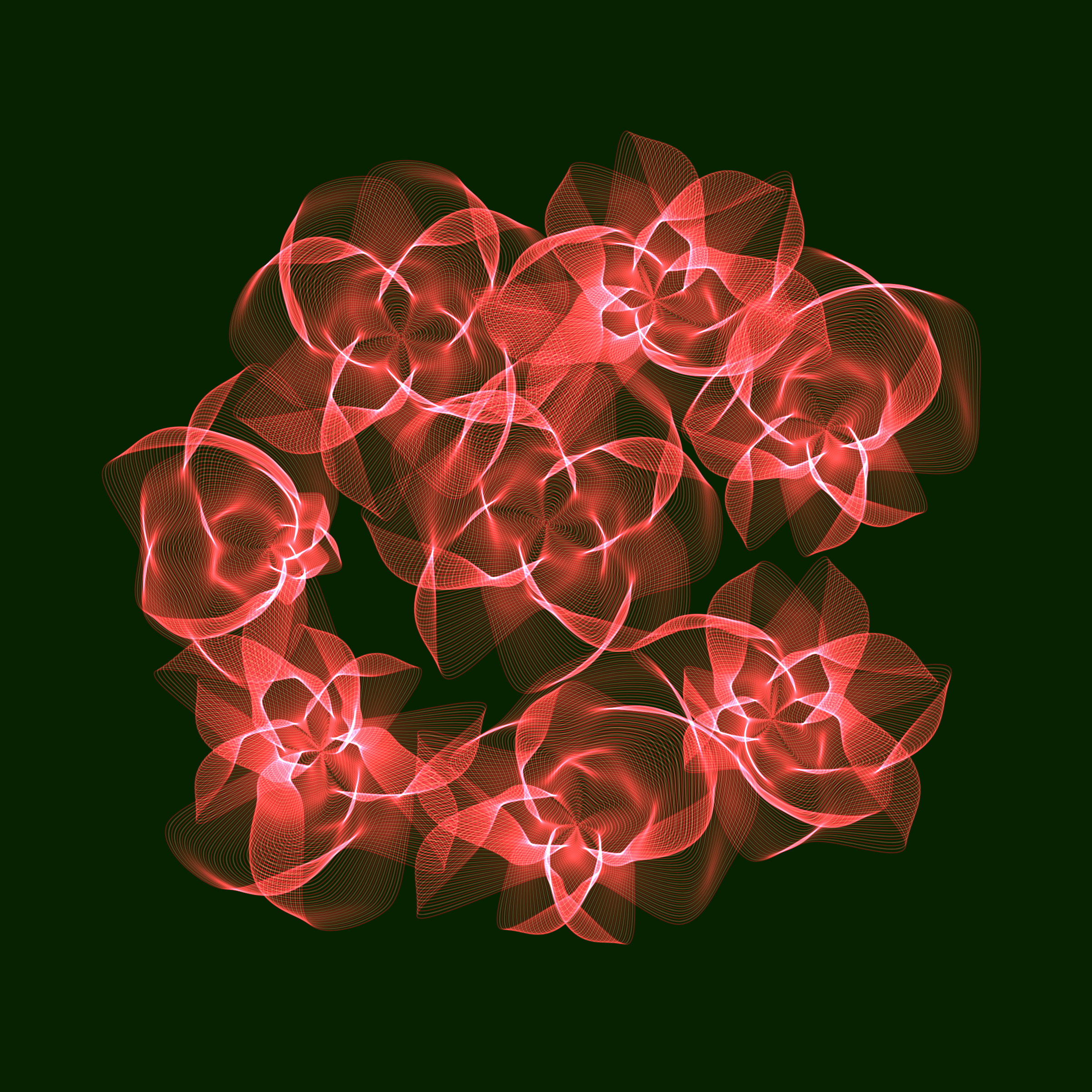 Art Blocks - Art Blocks v2 - Flowers #2368 - NFT # 116002368