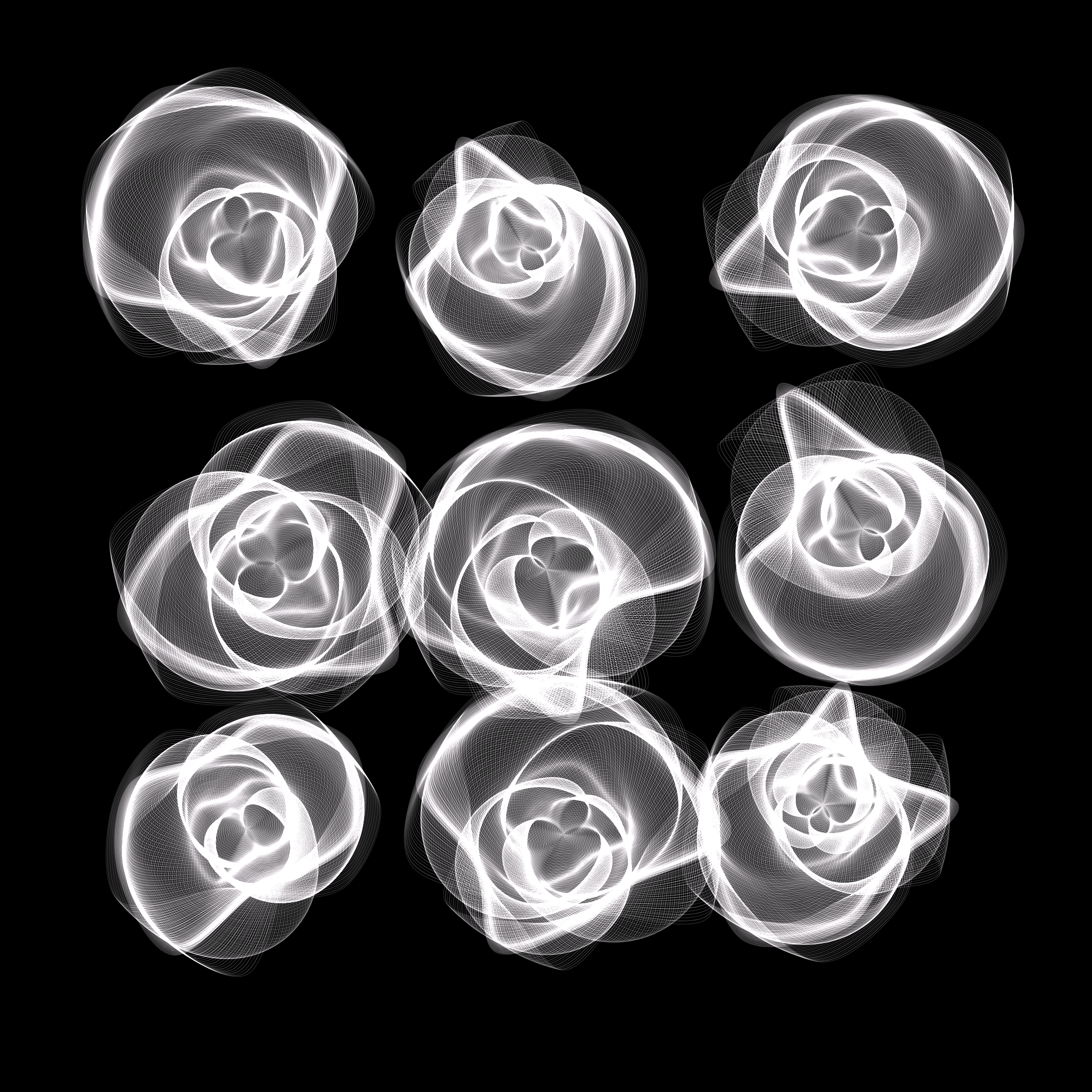 Art Blocks - Art Blocks v2 - Flowers #2393 - NFT # 116002393