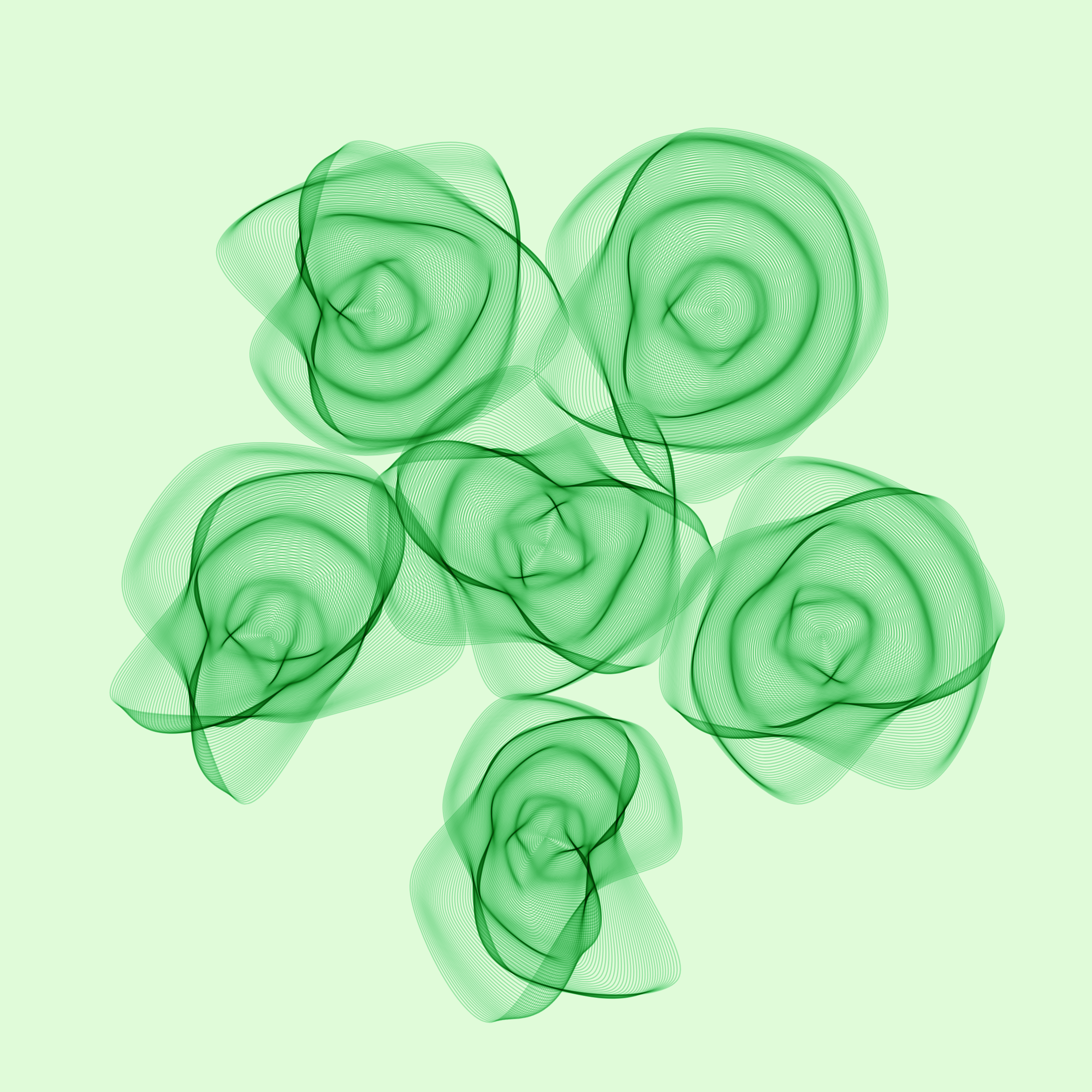 Art Blocks - Art Blocks v2 - Flowers #2415 - NFT # 116002415