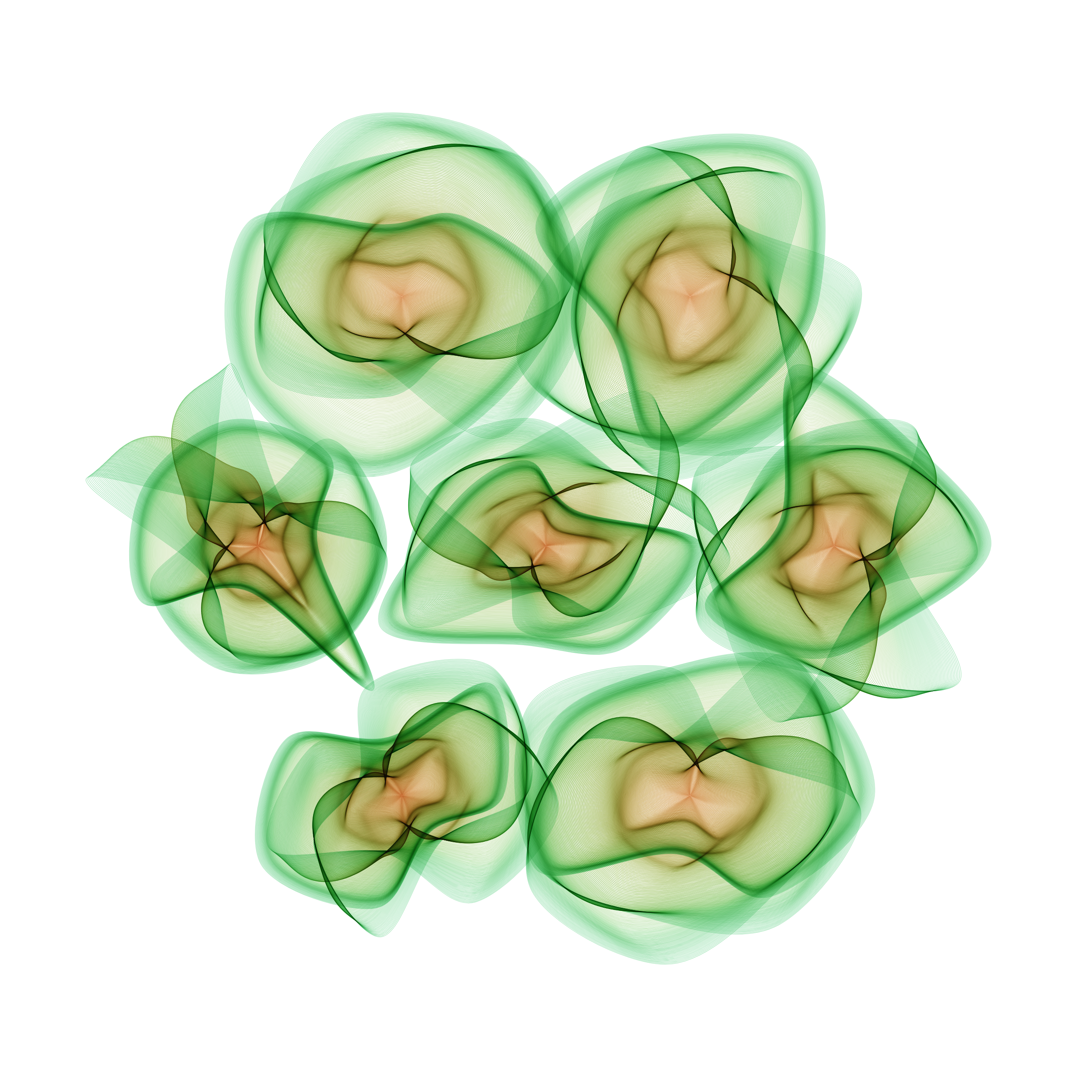 Art Blocks - Art Blocks v2 - Flowers #2417 - NFT # 116002417