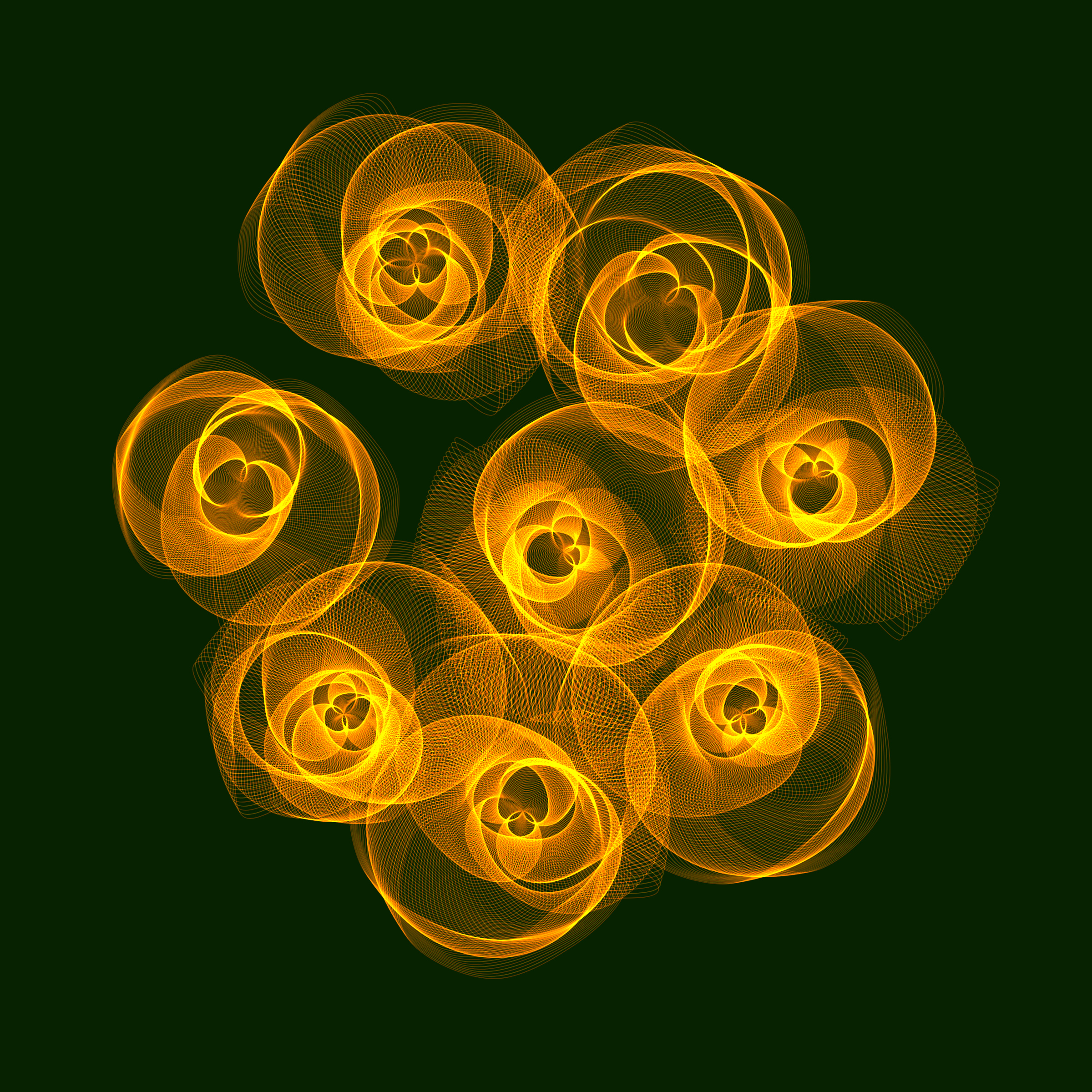 Art Blocks - Art Blocks v2 - Flowers #2432 - NFT # 116002432