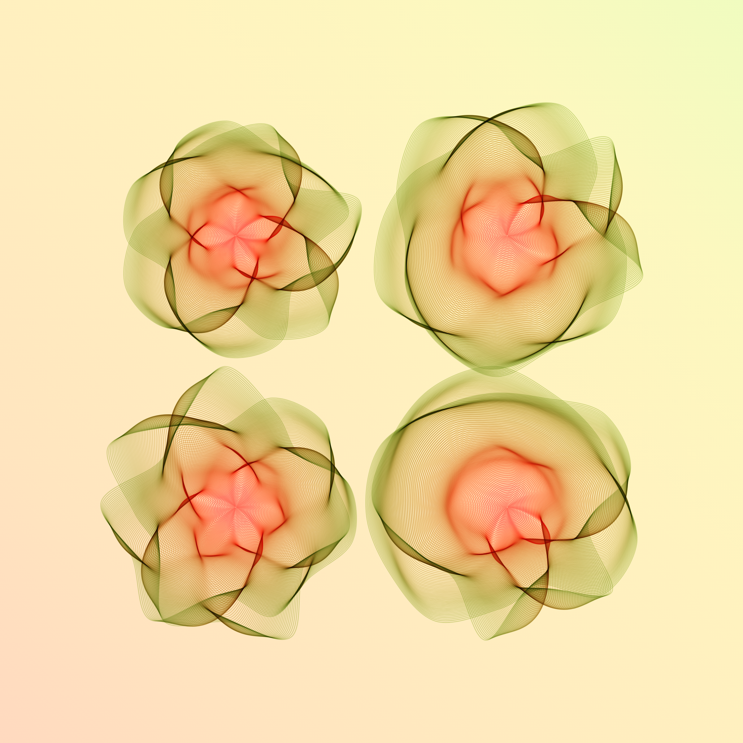 Art Blocks - Art Blocks v2 - Flowers #2437 - NFT # 116002437