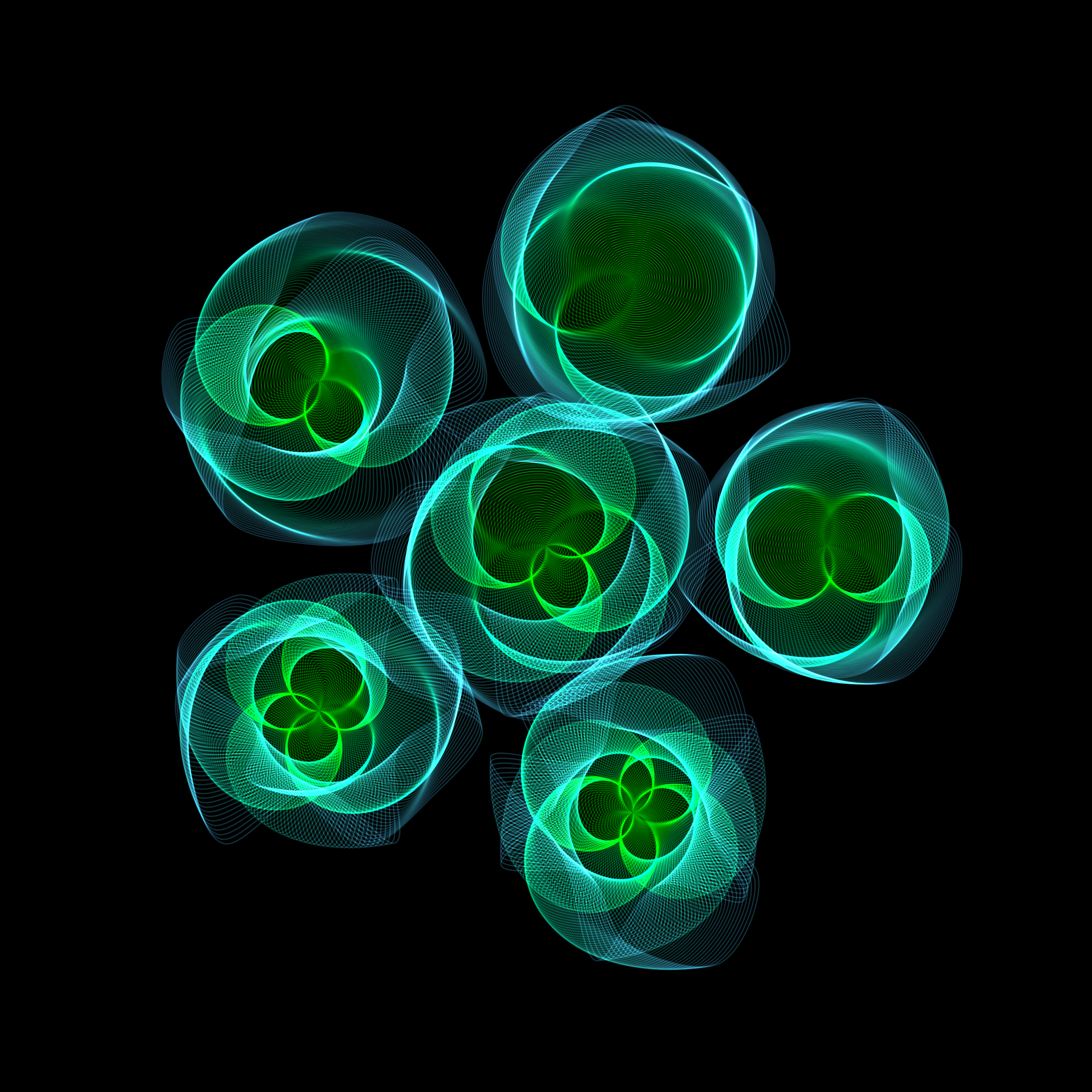 Art Blocks - Art Blocks v2 - Flowers #2444 - NFT # 116002444