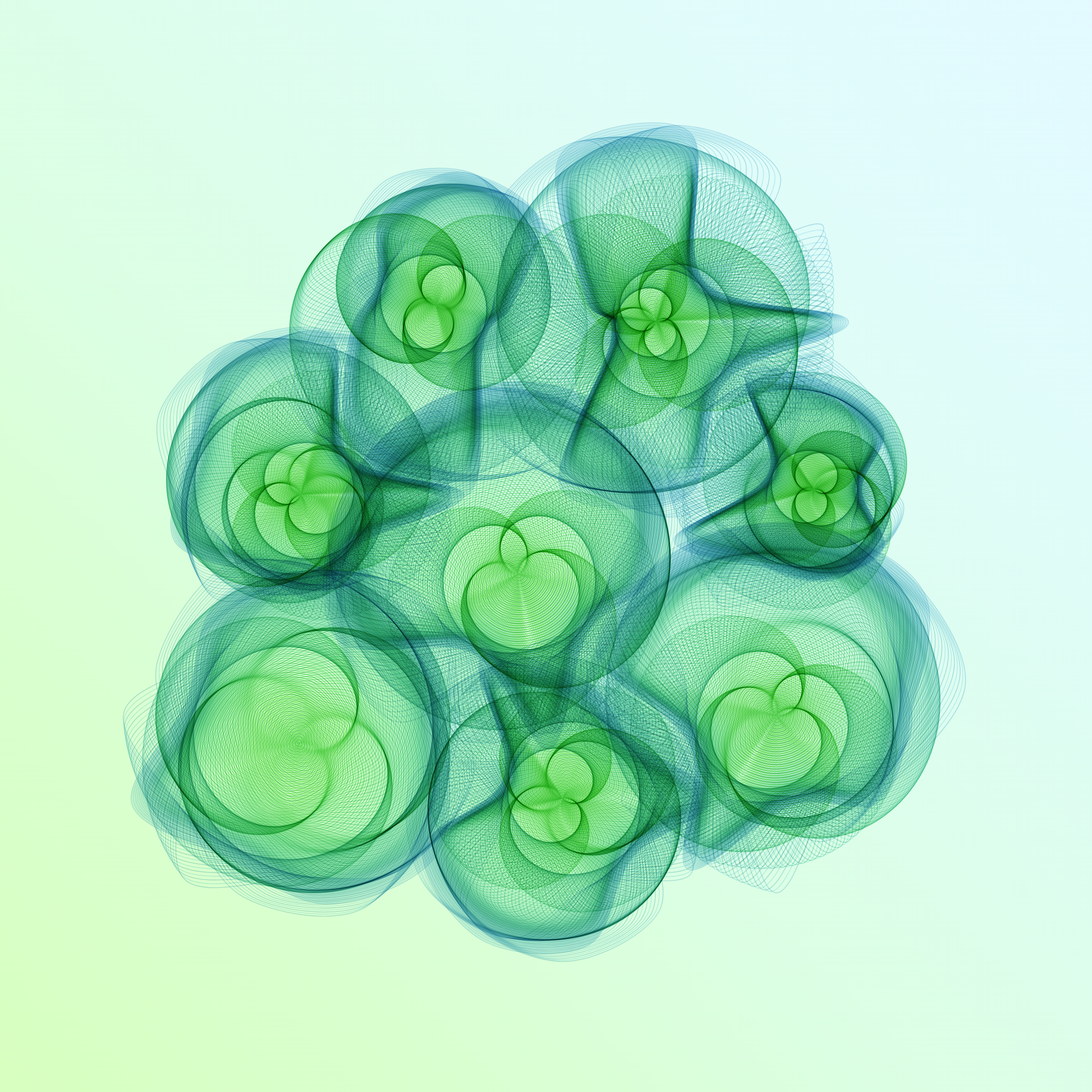 Art Blocks - Art Blocks v2 - Flowers #2519 - NFT # 116002519