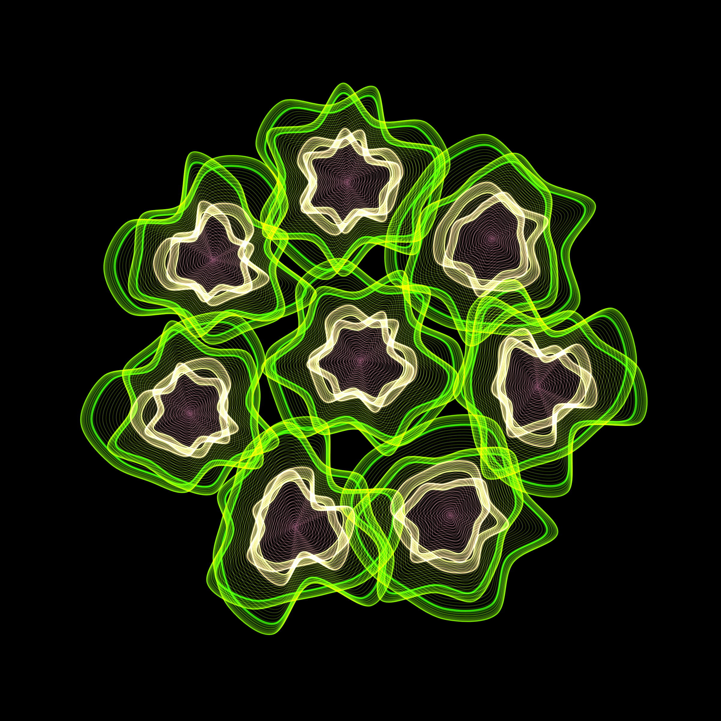 Art Blocks - Art Blocks v2 - Flowers #2527 - NFT # 116002527