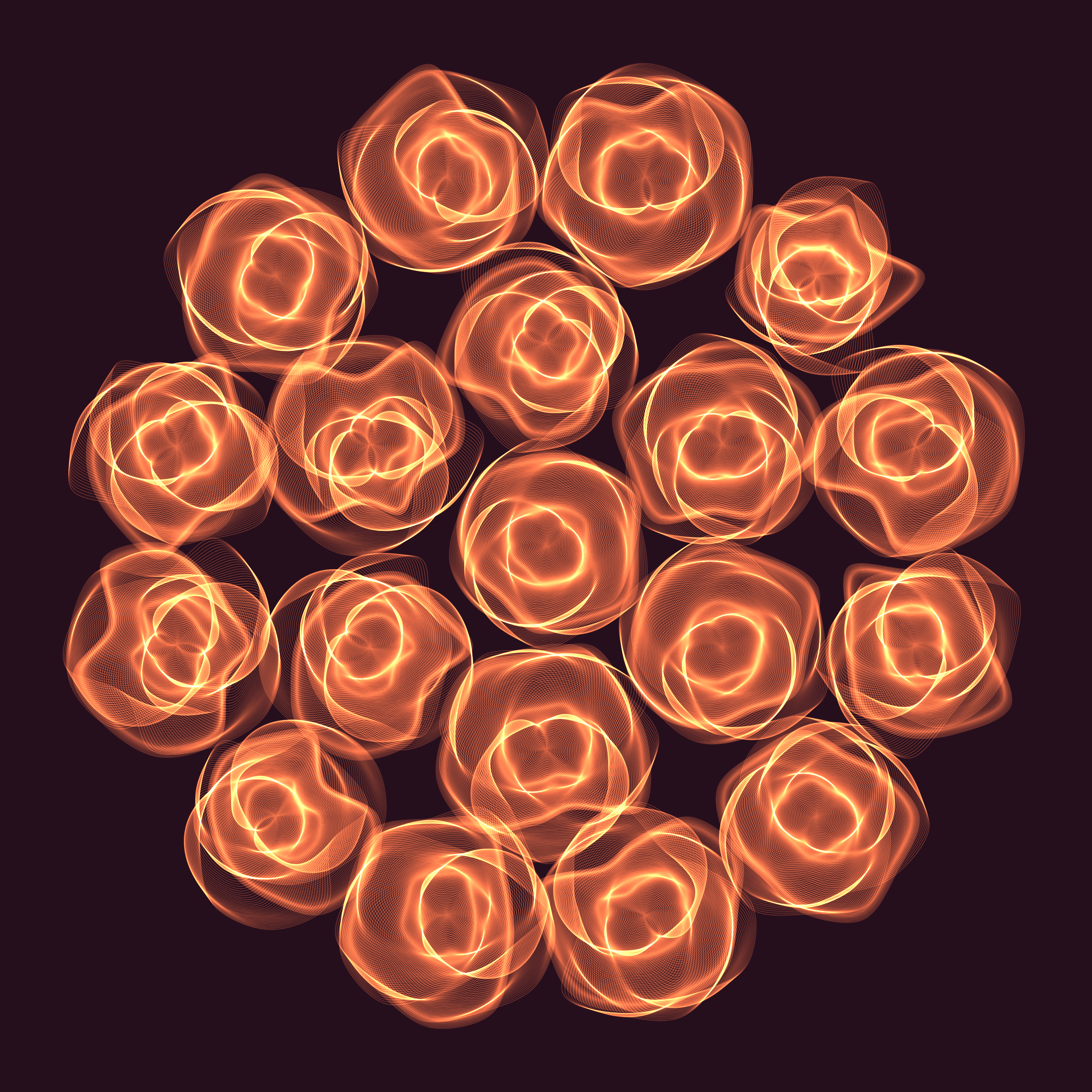 Art Blocks - Art Blocks v2 - Flowers #2528 - NFT # 116002528