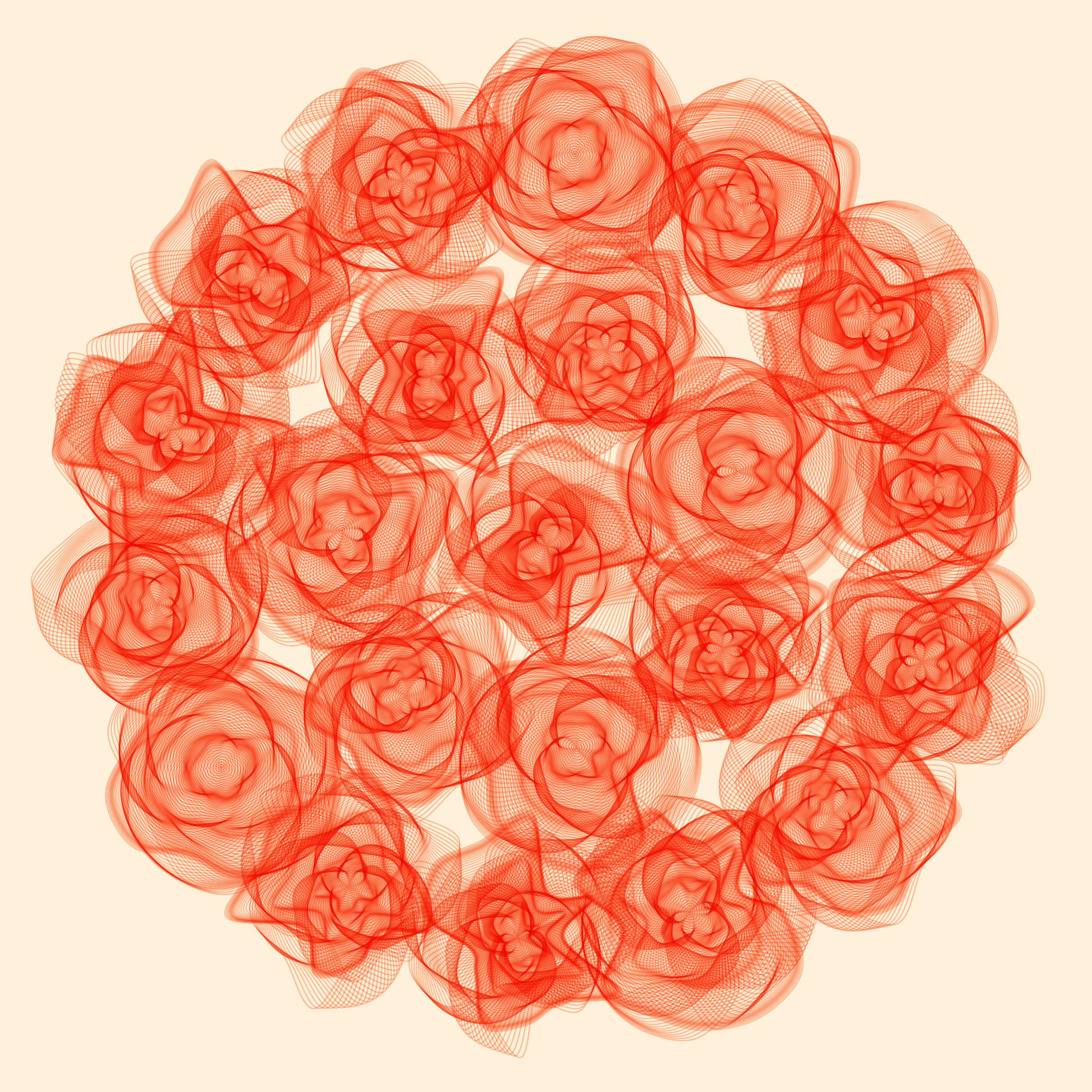 Art Blocks - Art Blocks v2 - Flowers #2542 - NFT # 116002542